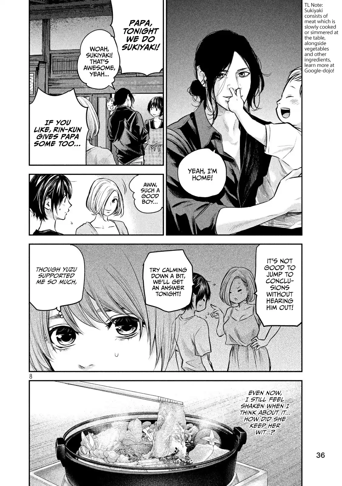 Hare kon. Vol. 18 Ch. 174 Wife's Sukiyaki Party