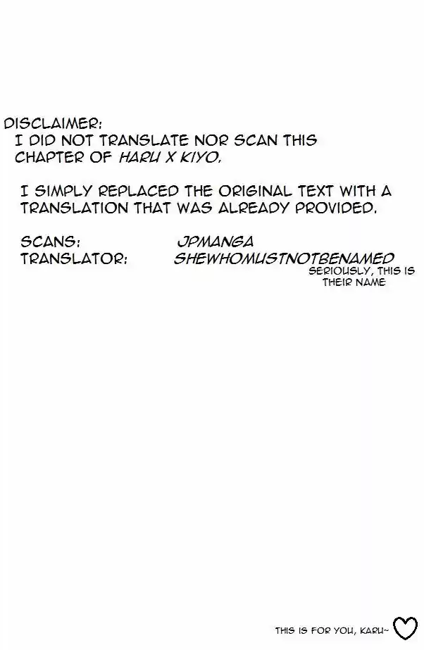 Haru x Kiyo ch.17