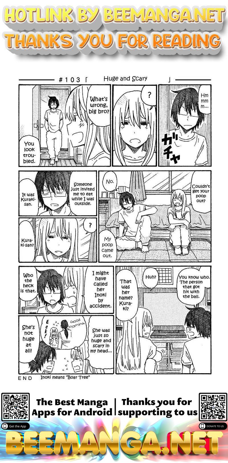 Hatarakanai Futari (The Jobless Siblings) Chapter 103: Huge And Scary