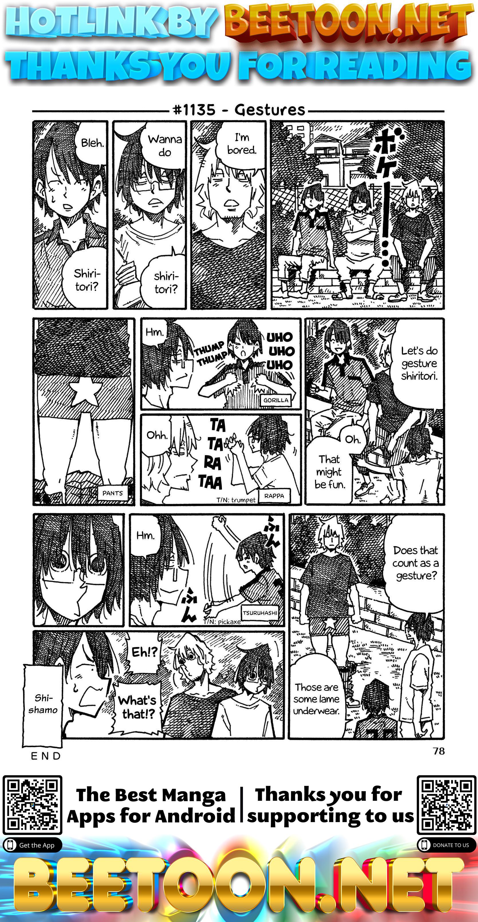 Hatarakanai Futari (The Jobless Siblings) Chapter 1135