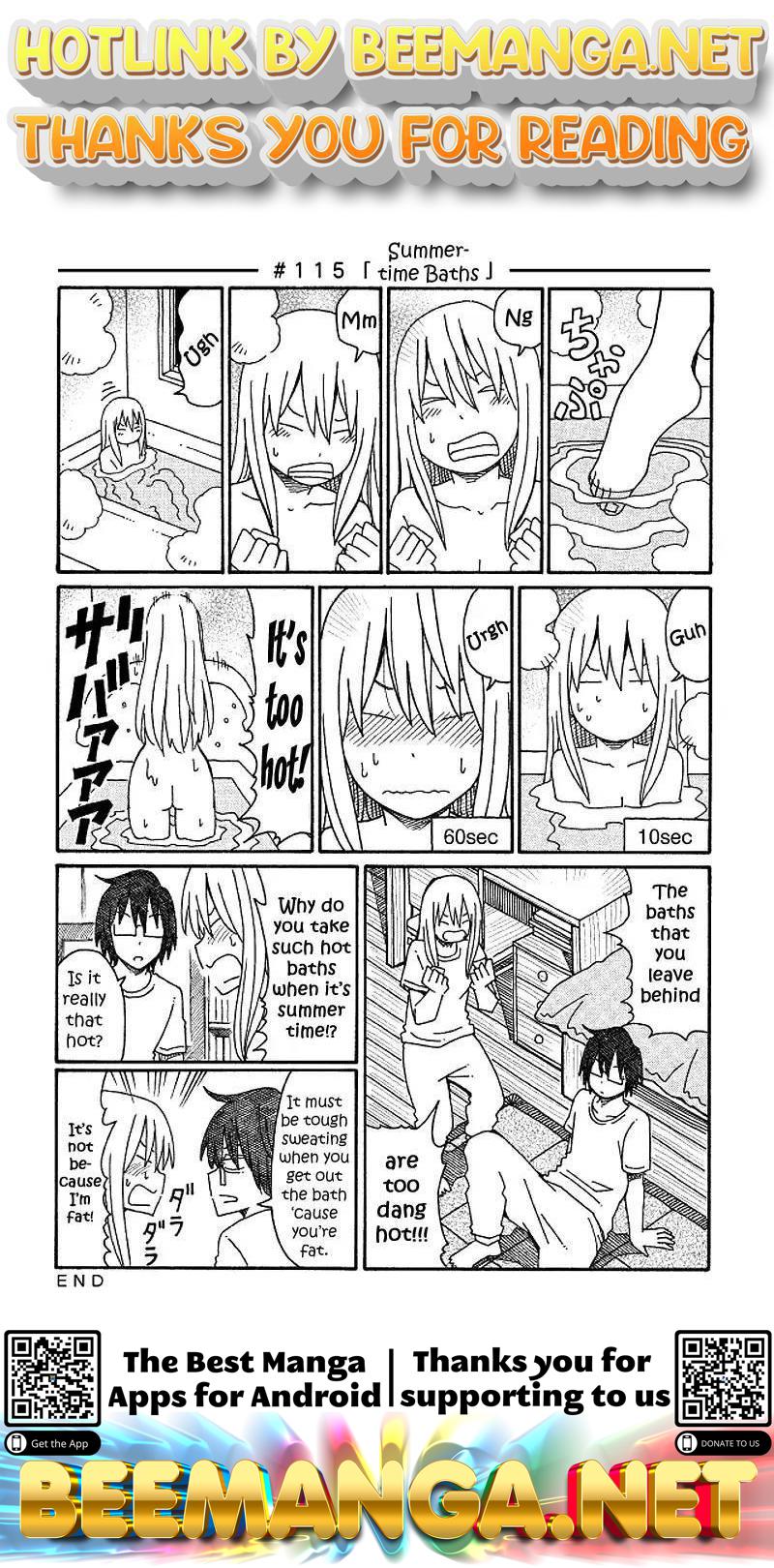 Hatarakanai Futari (The Jobless Siblings) Chapter 115: Summertime Baths