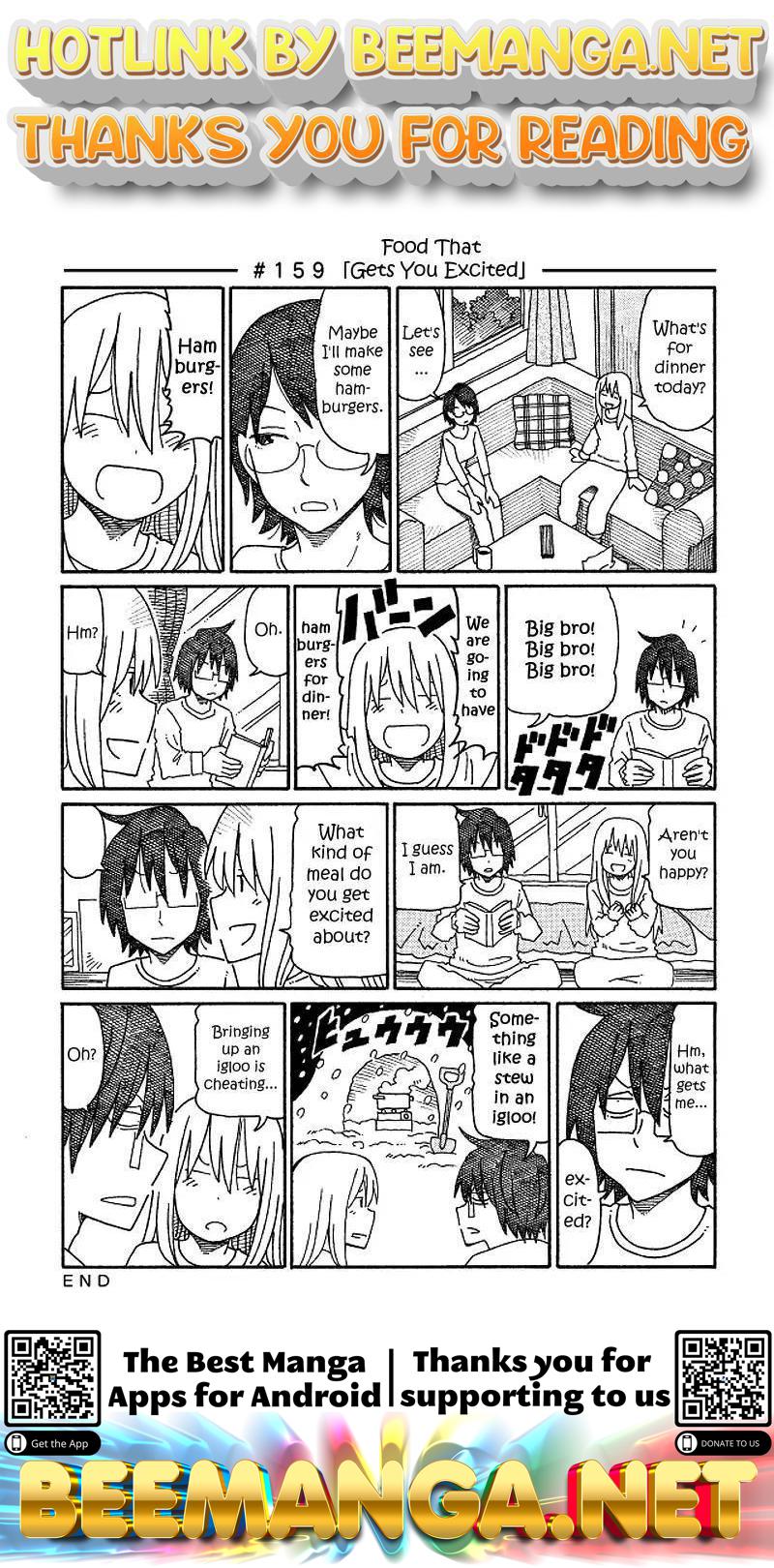 Hatarakanai Futari (The Jobless Siblings) Chapter 159: Food That Gets You Excited