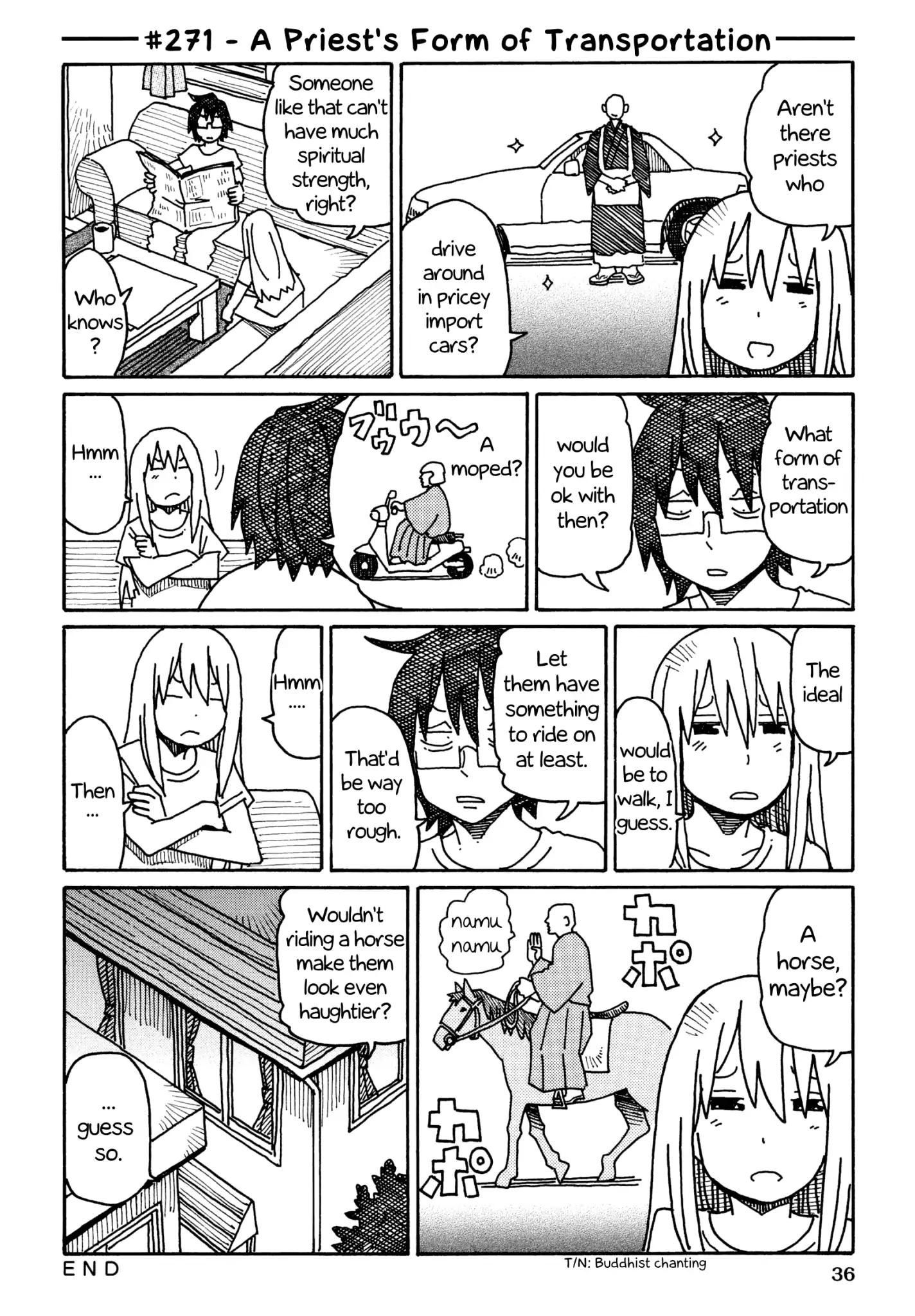 Hatarakanai Futari (The Jobless Siblings) Chapter 271: A Priest's Form of Transportation