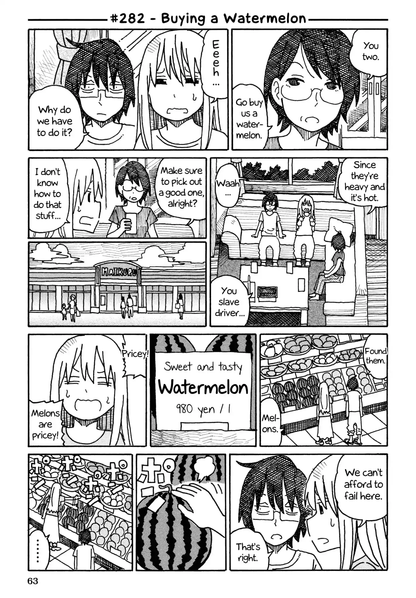 Hatarakanai Futari (The Jobless Siblings) Chapter 282: Buying A Watermelon