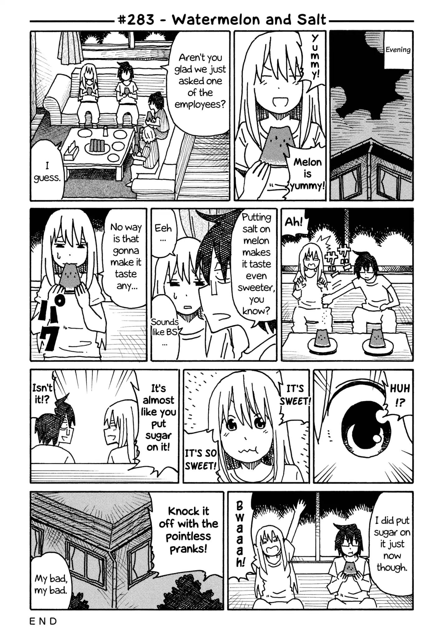 Hatarakanai Futari (The Jobless Siblings) Chapter 283: Watermelon And Salt
