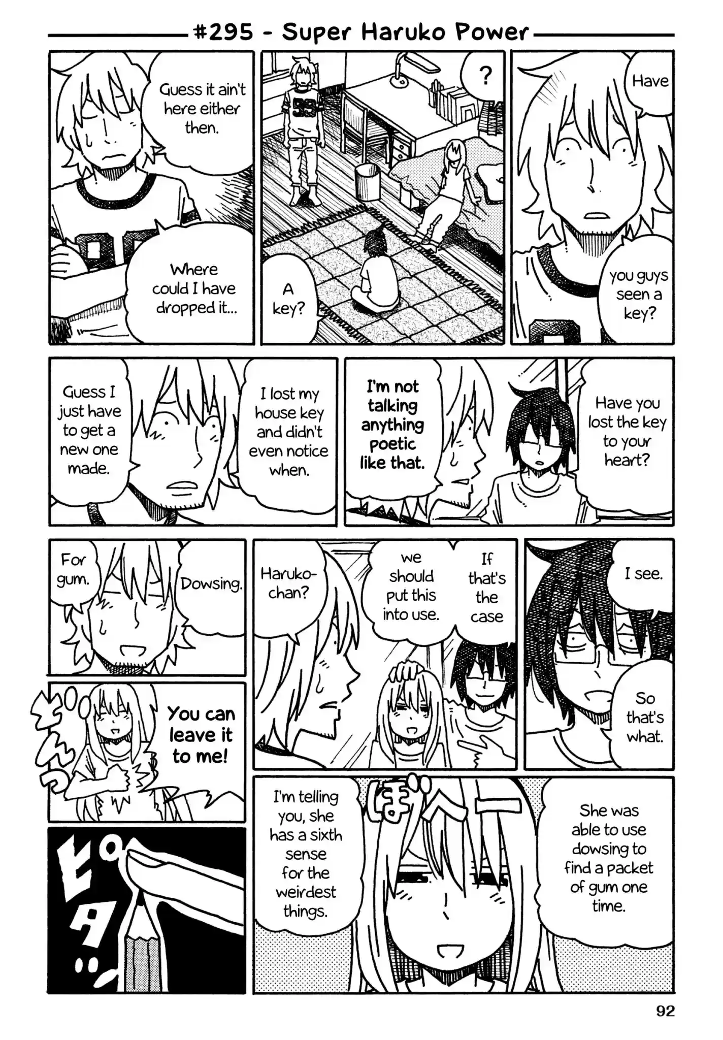 Hatarakanai Futari (The Jobless Siblings) Chapter 295: Super Haruko Power
