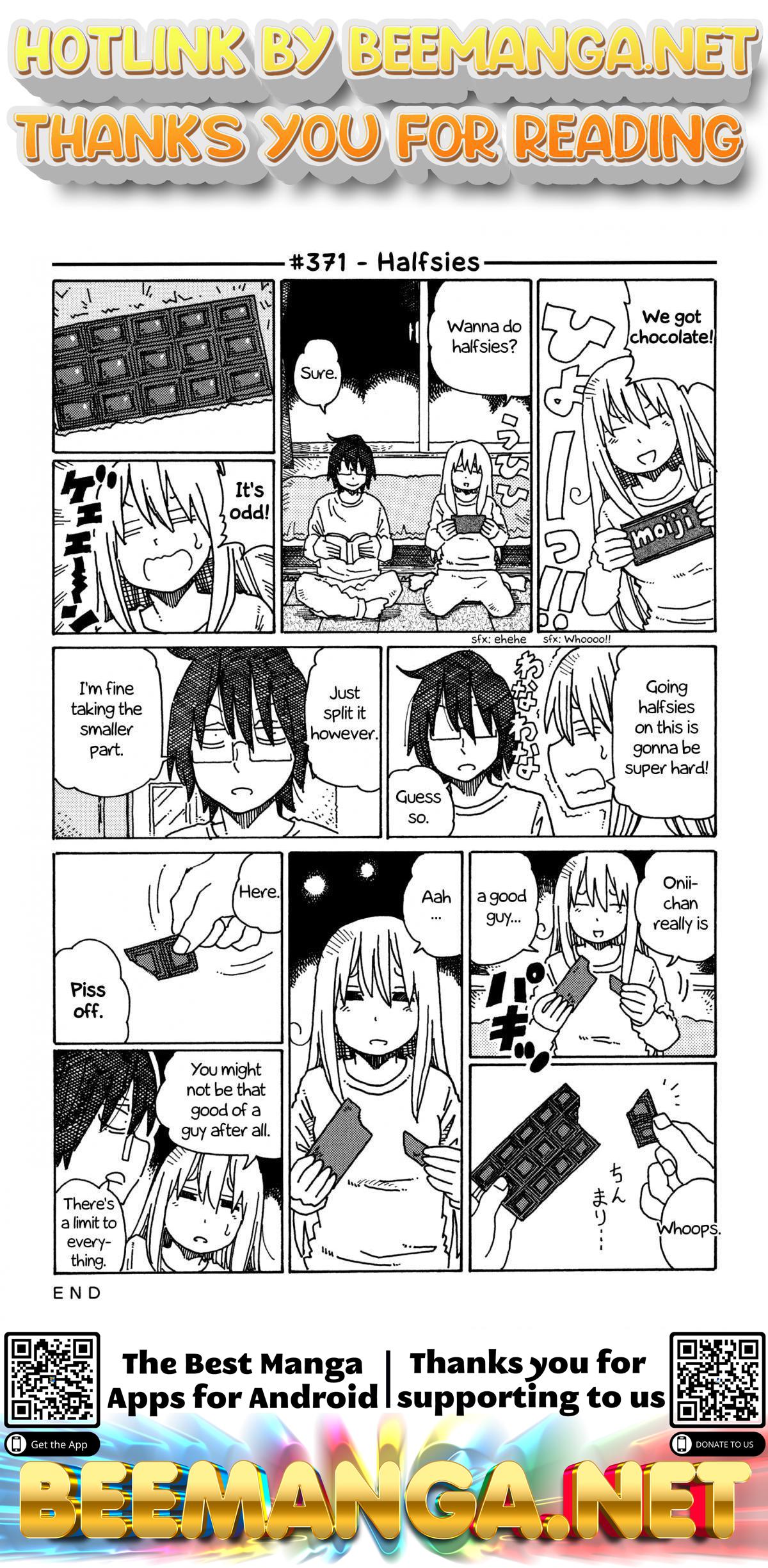 Hatarakanai Futari (The Jobless Siblings) Chapter 371: Halfsies