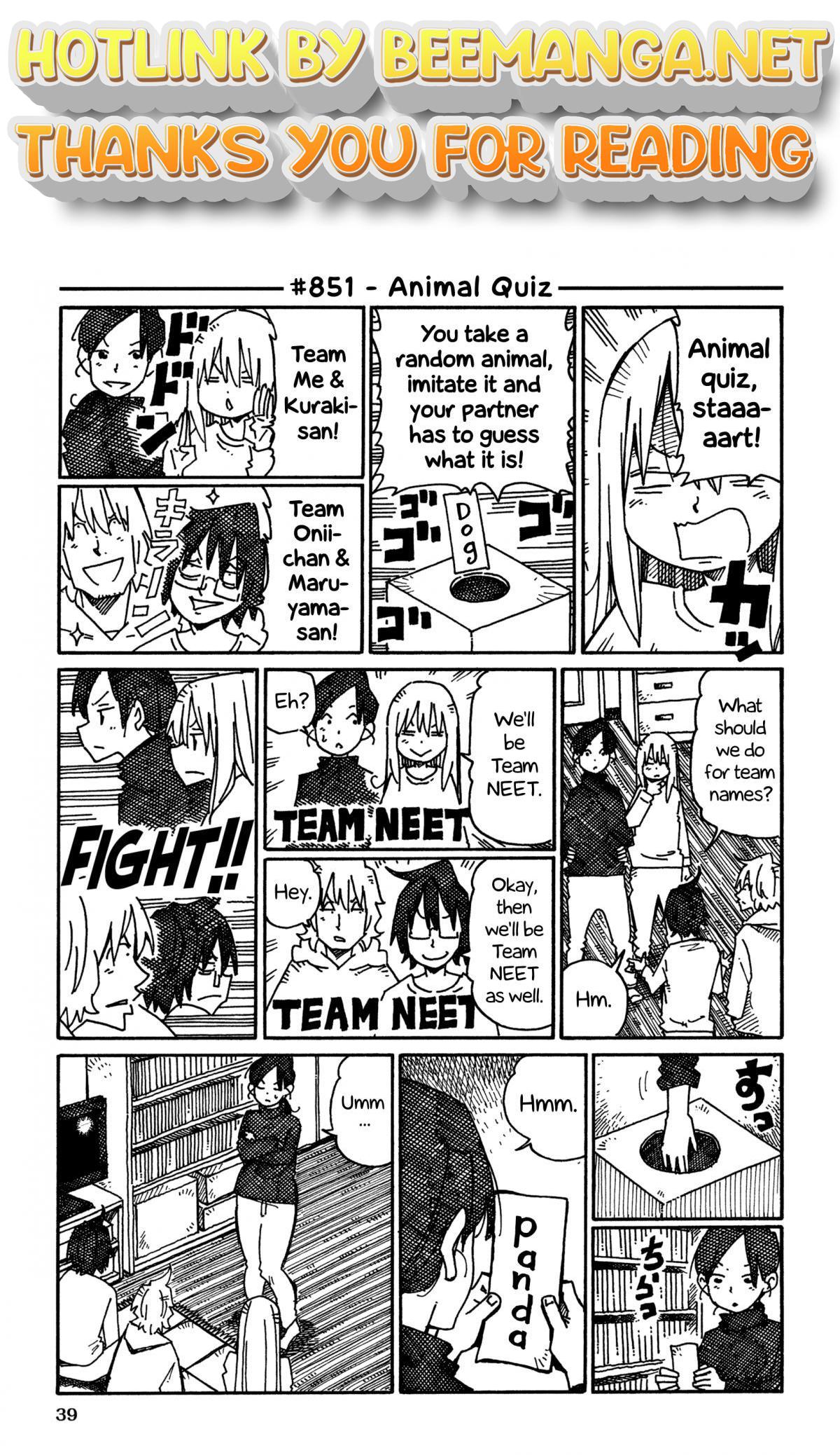 Hatarakanai Futari (The Jobless Siblings) Chapter 851