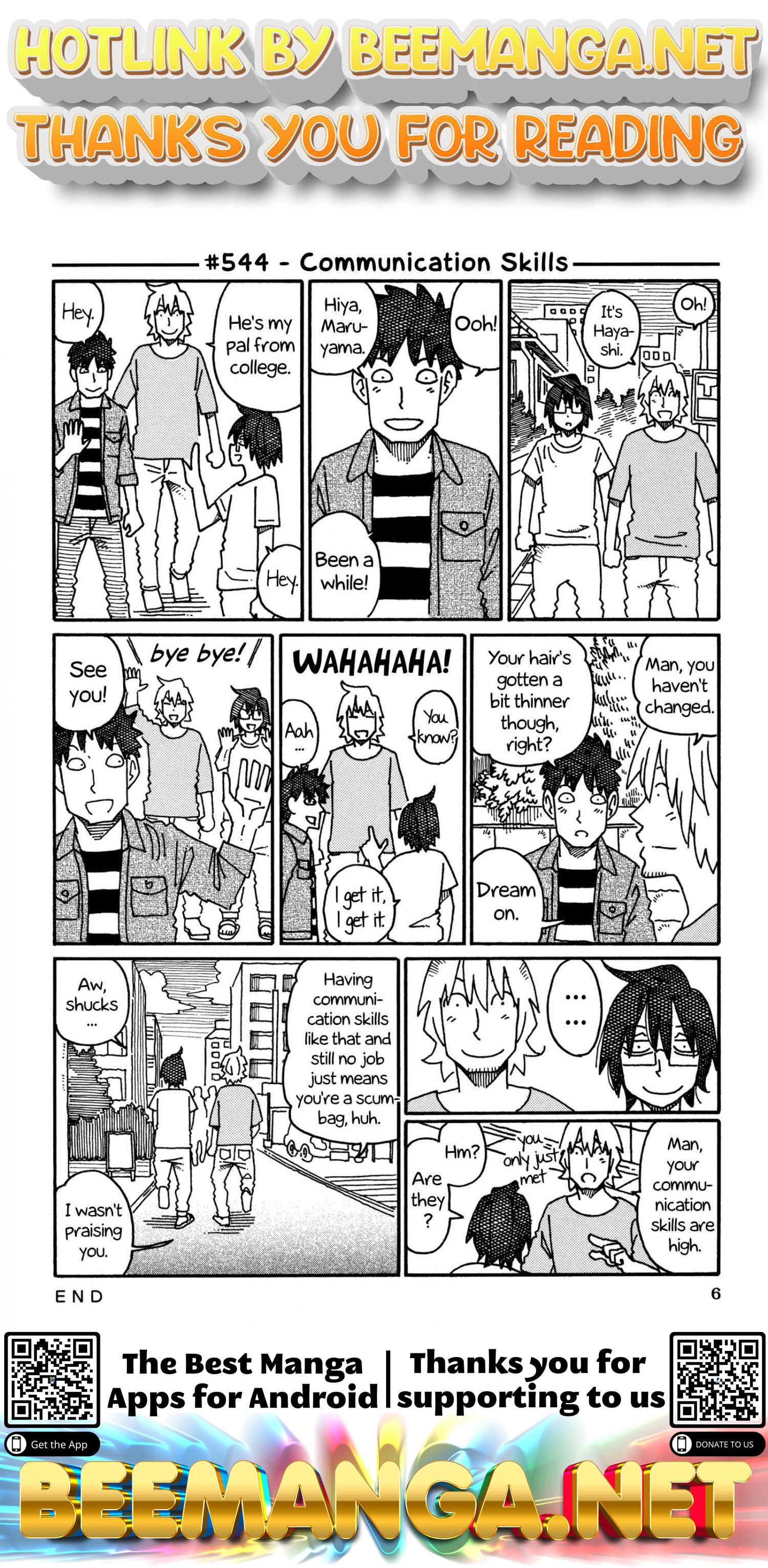 Hatarakanai Futari (The Jobless Siblings) Vol.10 Chapter 544: Communication Skills