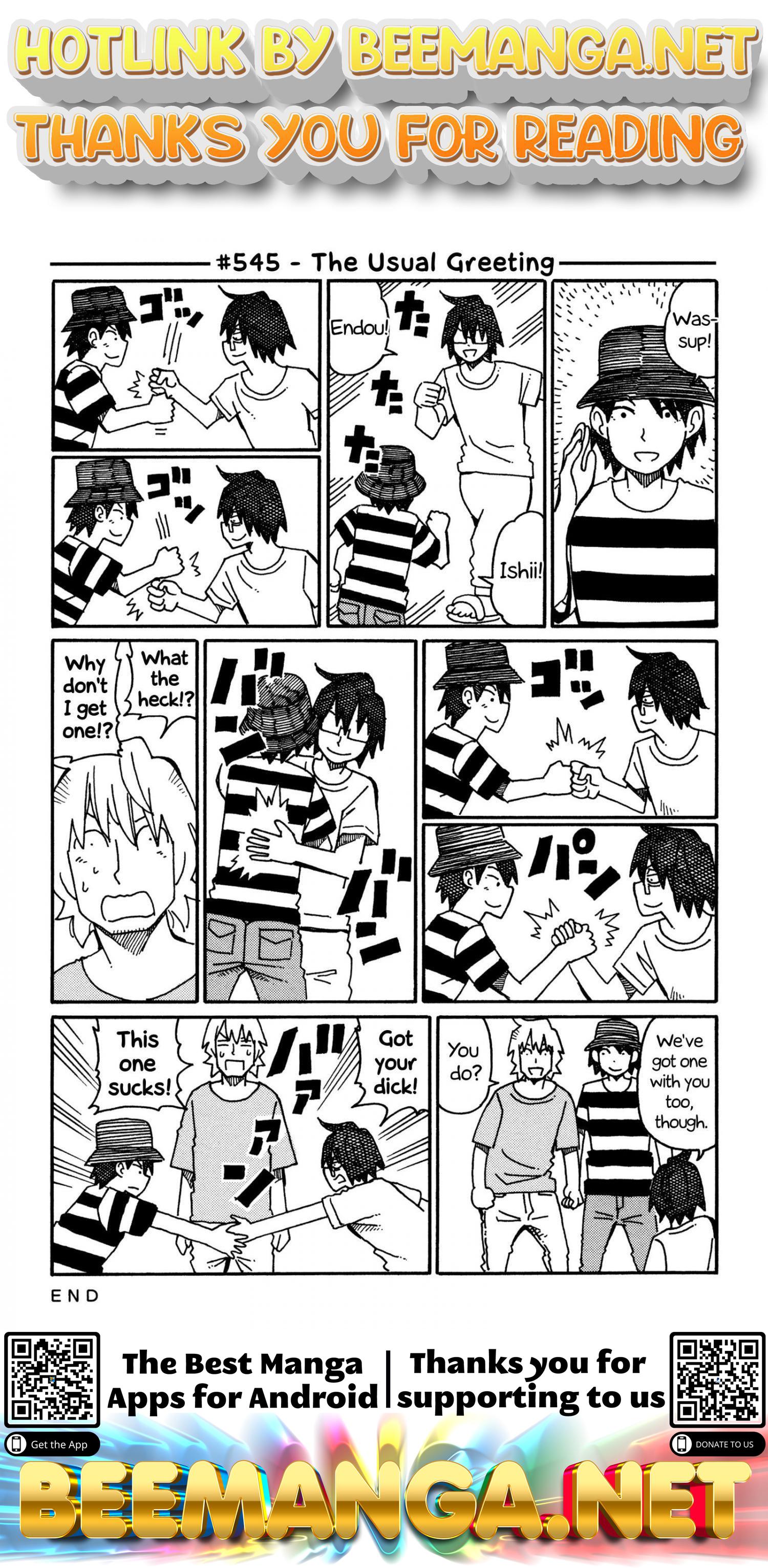 Hatarakanai Futari (The Jobless Siblings) Vol.10 Chapter 545: The Usual Greeting