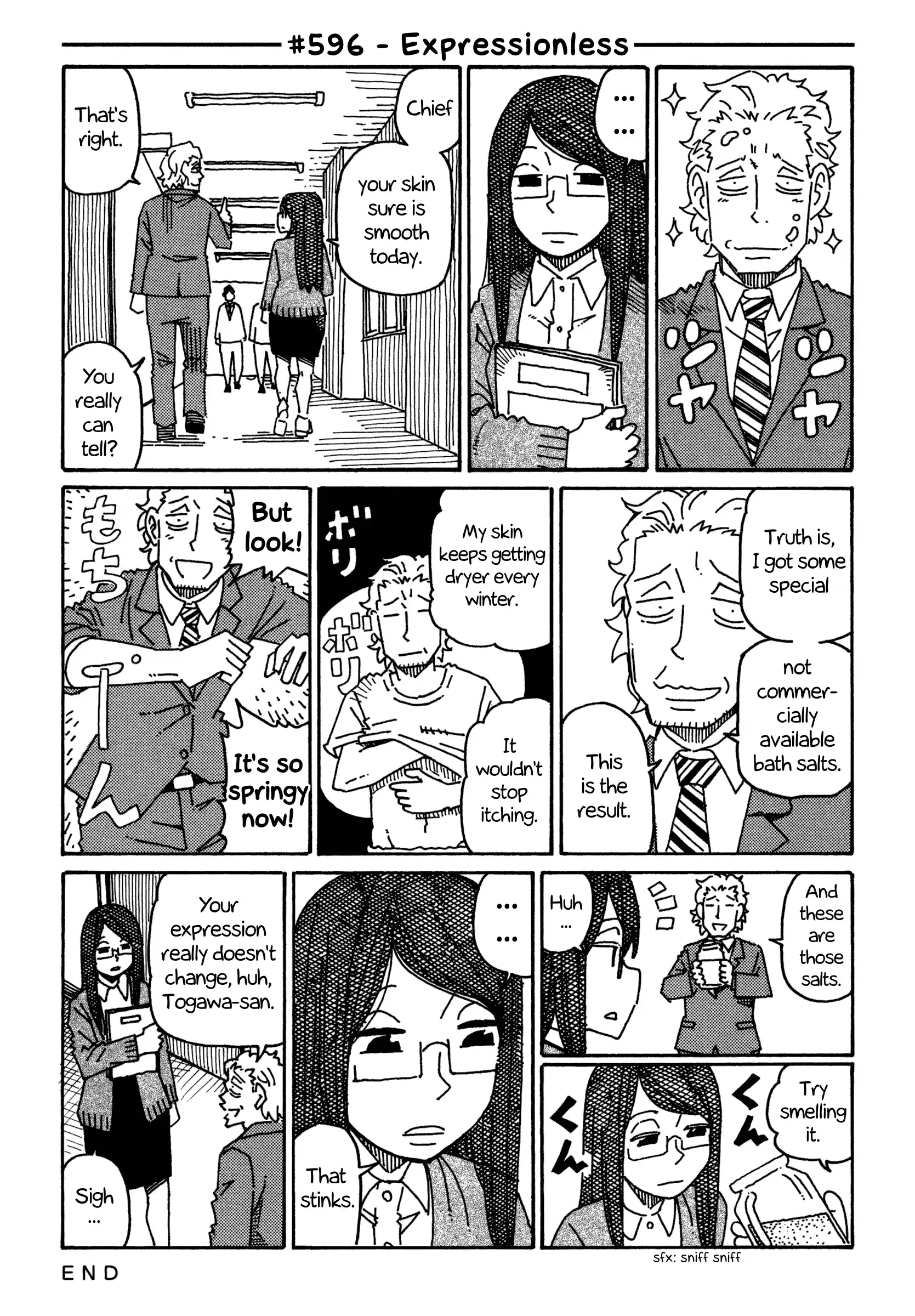 Hatarakanai Futari (The Jobless Siblings) Vol.10 Chapter 596: Expressionless