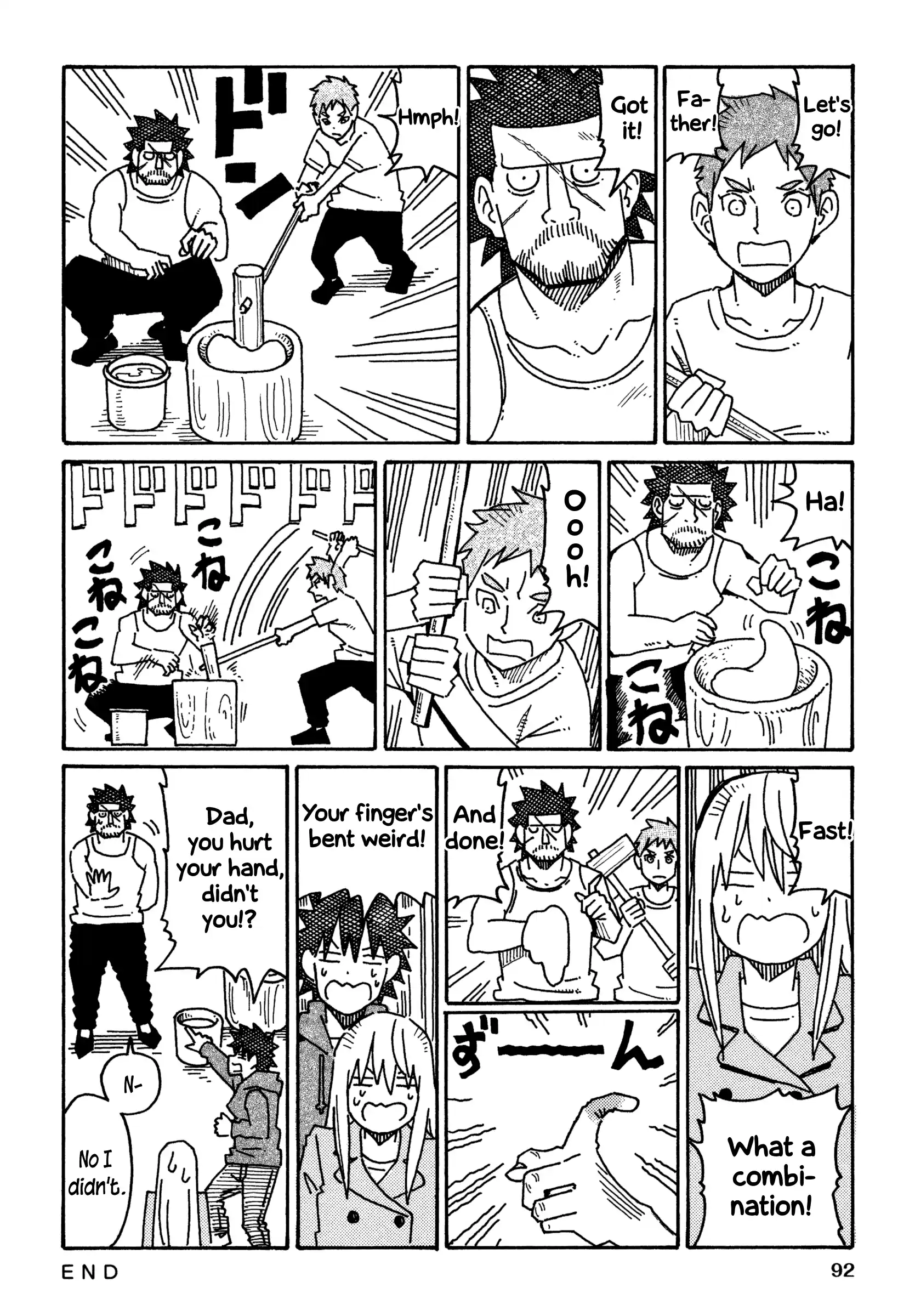 Hatarakanai Futari (The Jobless Siblings) Vol.10 Chapter 601: Pounding Mochi