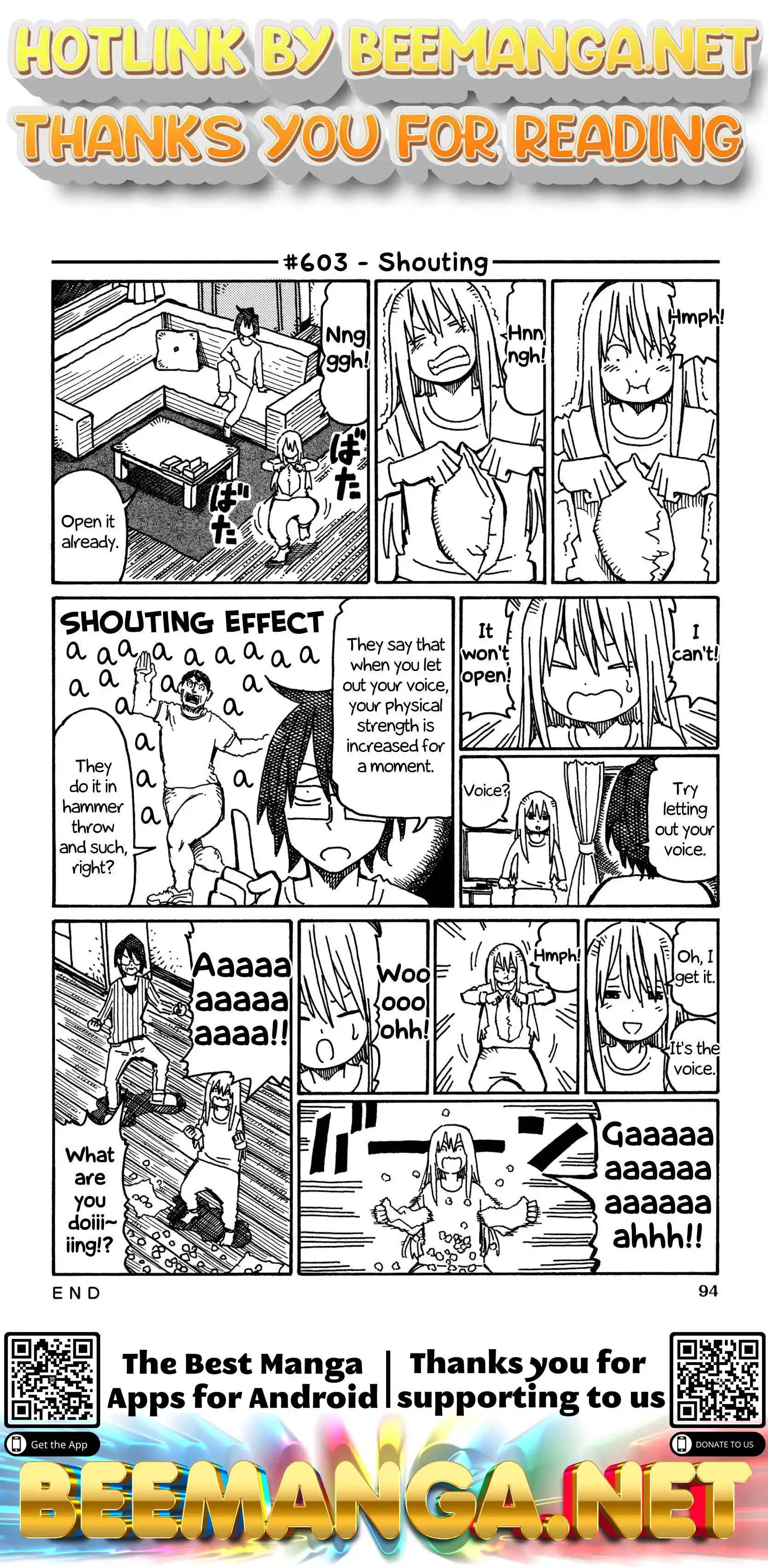 Hatarakanai Futari (The Jobless Siblings) Vol.10 Chapter 603: Shouting