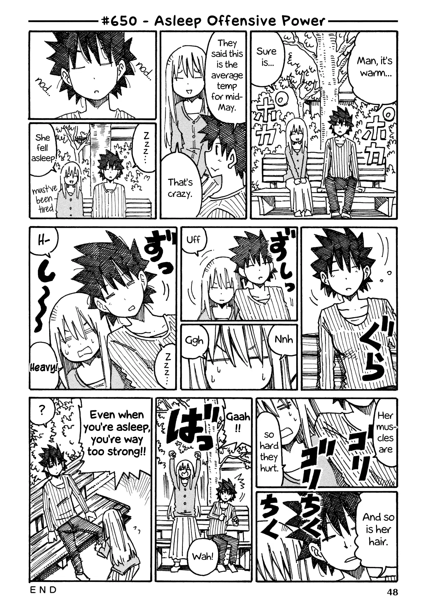 Hatarakanai Futari (The Jobless Siblings) Vol.11 Chapter 650: Asleep Offensive Power