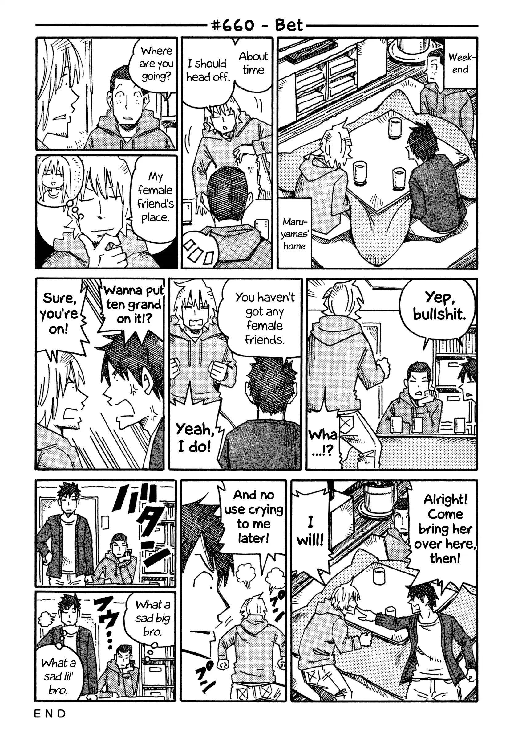 Hatarakanai Futari (The Jobless Siblings) Vol.11 Chapter 660: Bet