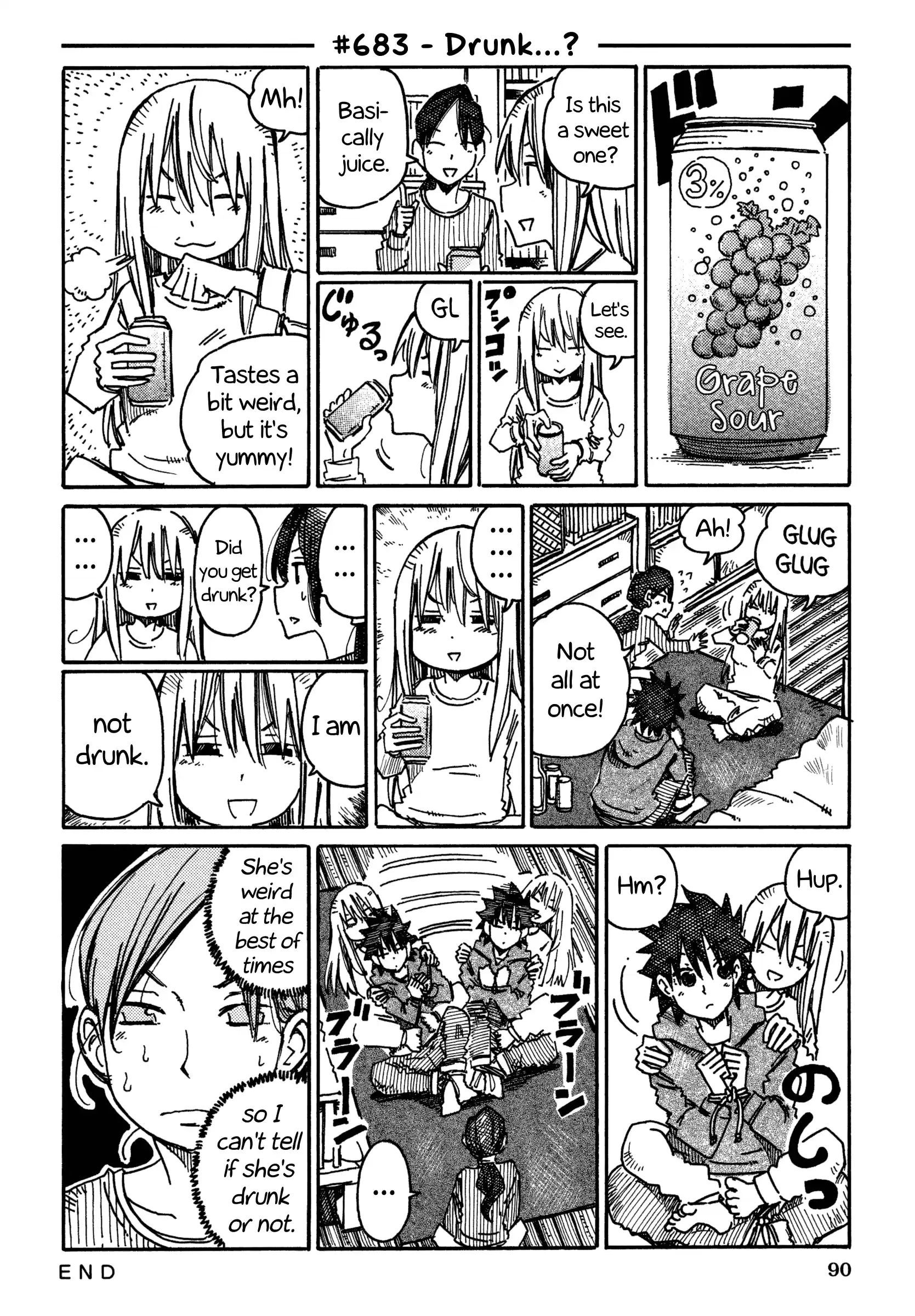 Hatarakanai Futari (The Jobless Siblings) Vol.11 Chapter 683: Drunk...?