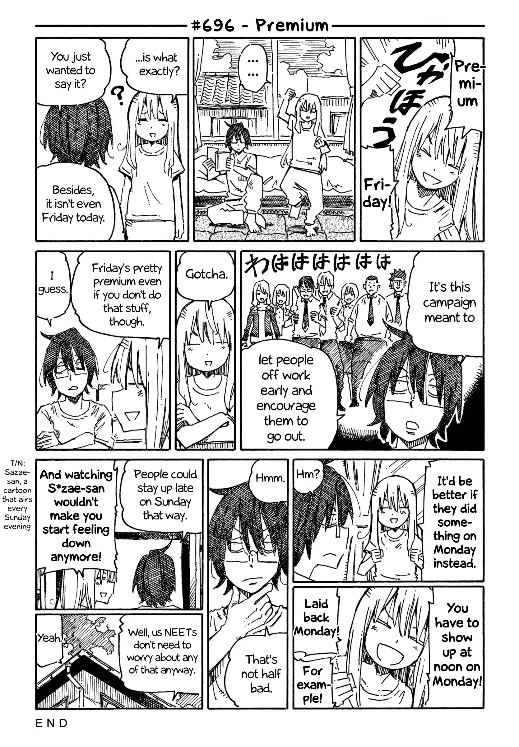 Hatarakanai Futari (The Jobless Siblings) Vol.12 Chapter 696: Premium