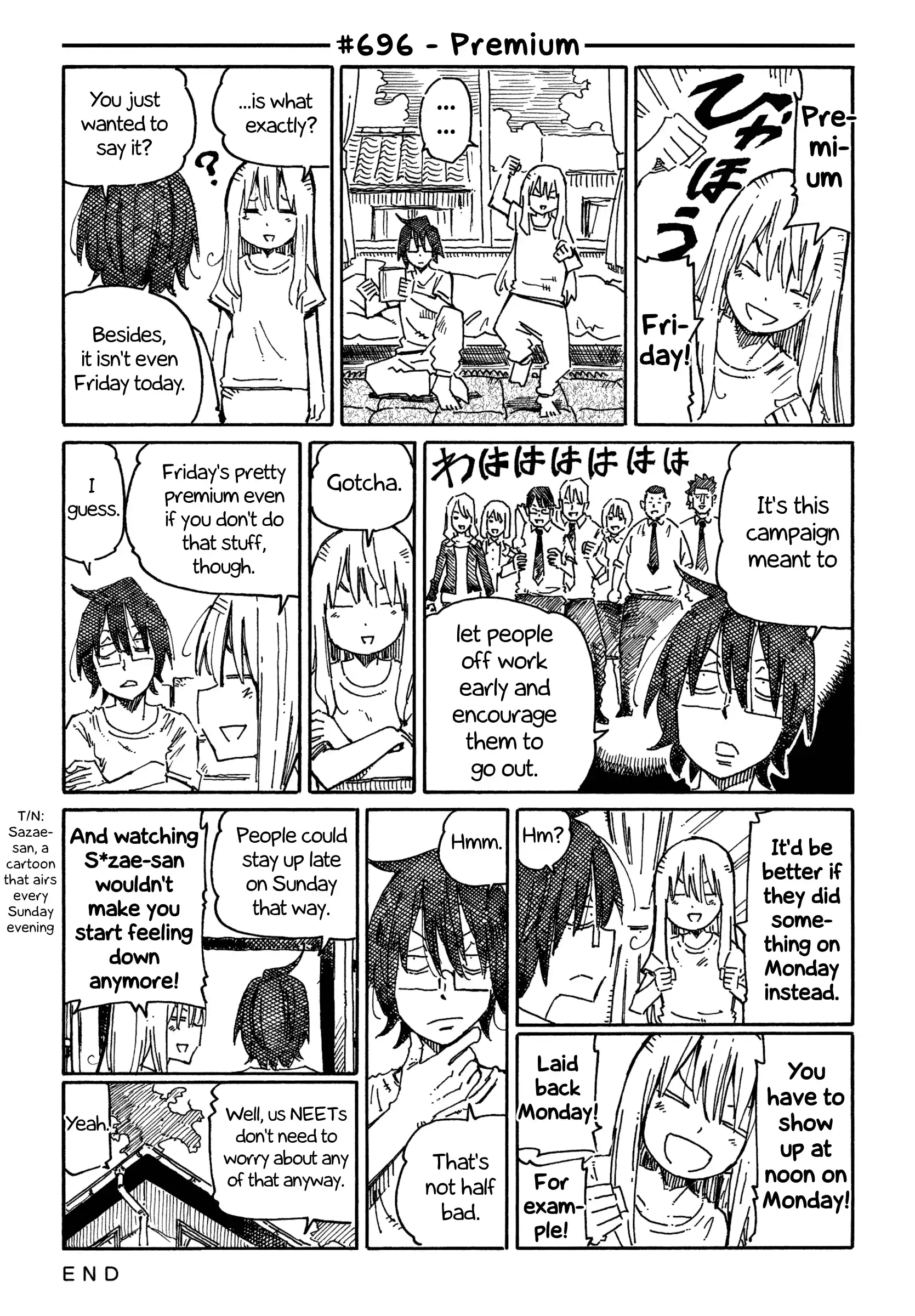 Hatarakanai Futari (The Jobless Siblings) Vol.12 Chapter 696: Premium