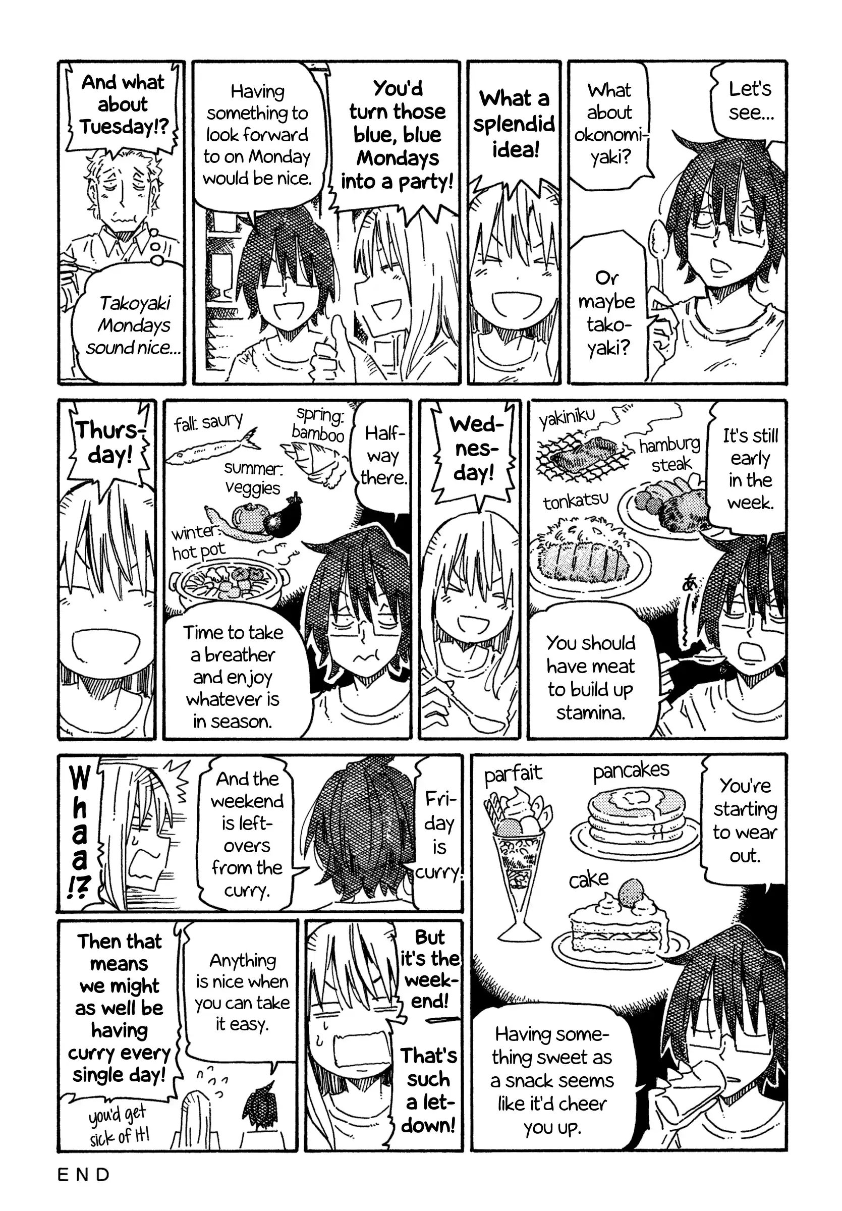 Hatarakanai Futari (The Jobless Siblings) Vol.12 Chapter 707: Friday Curry