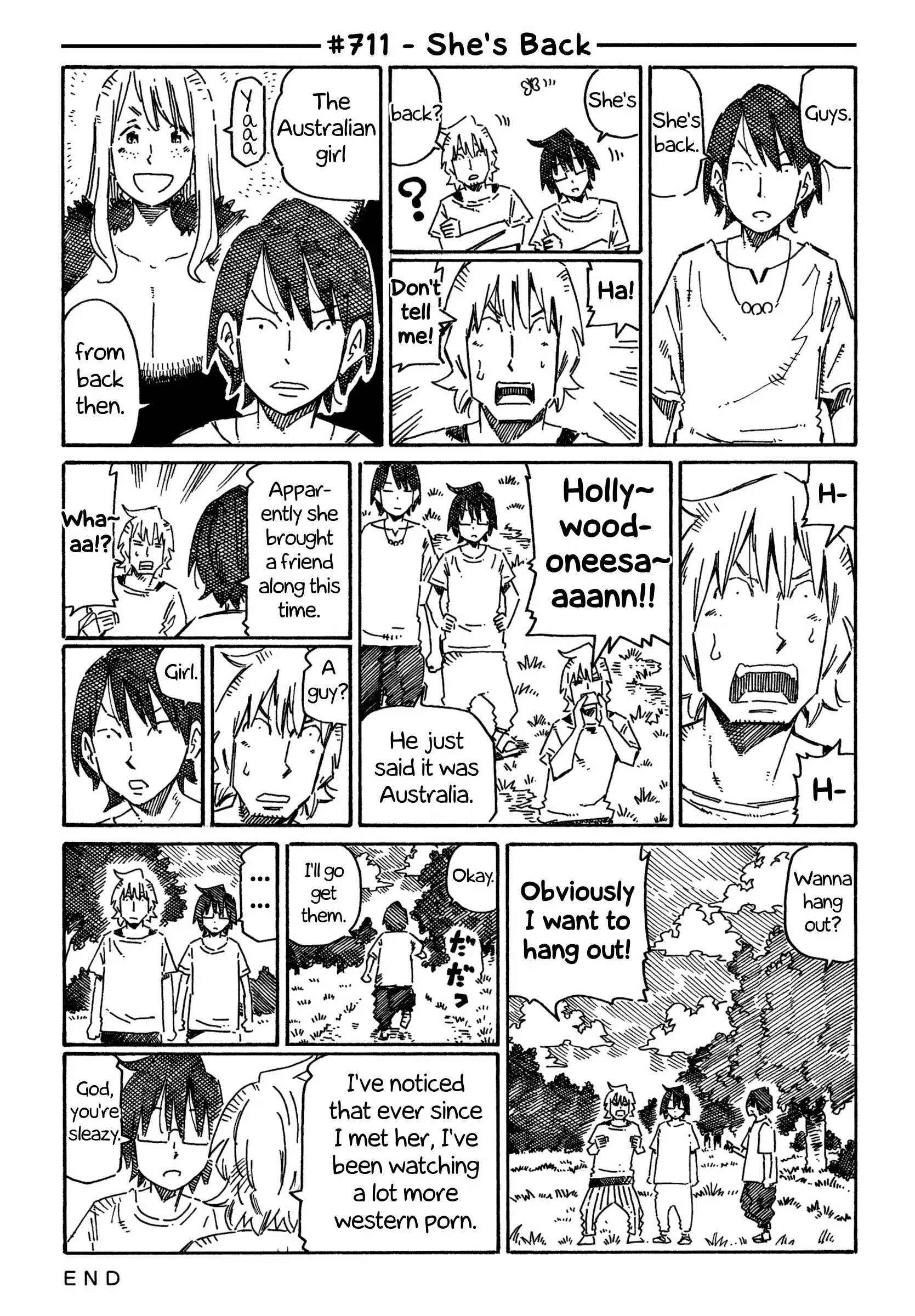 Hatarakanai Futari (The Jobless Siblings) Vol.12 Chapter 711: She's Back