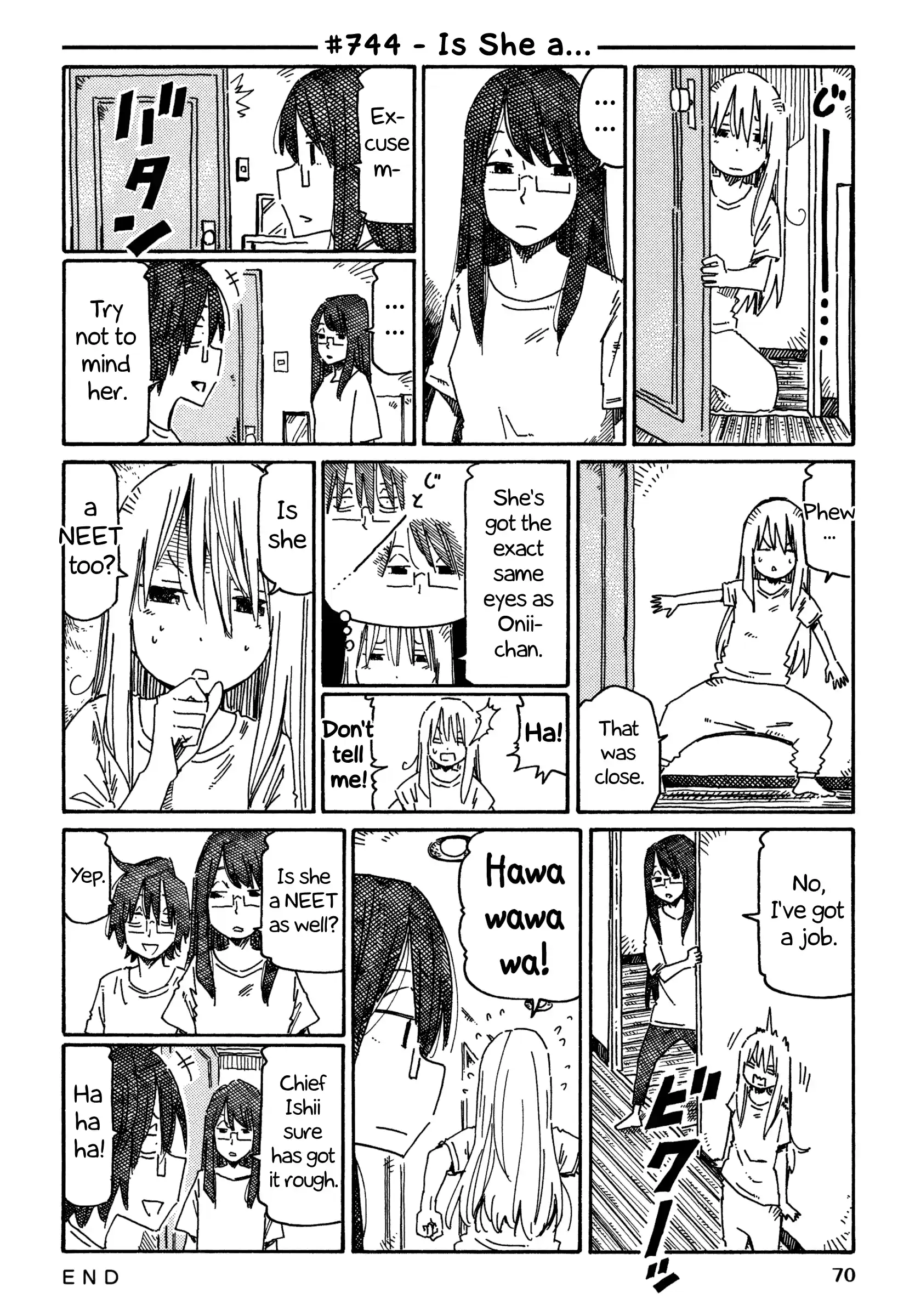 Hatarakanai Futari (The Jobless Siblings) Vol.12 Chapter 744: Is She A...