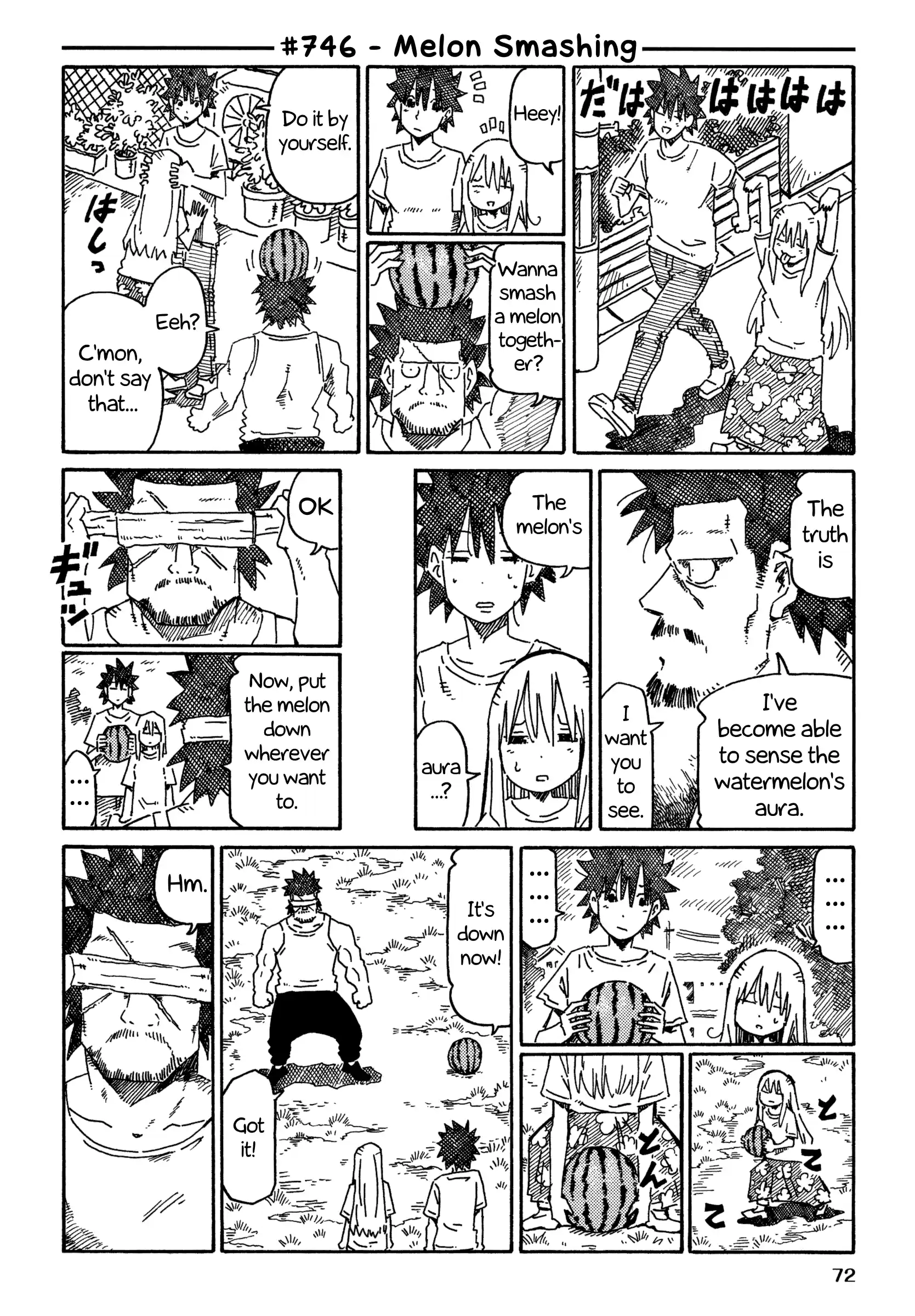 Hatarakanai Futari (The Jobless Siblings) Vol.12 Chapter 746: Melon Smashing