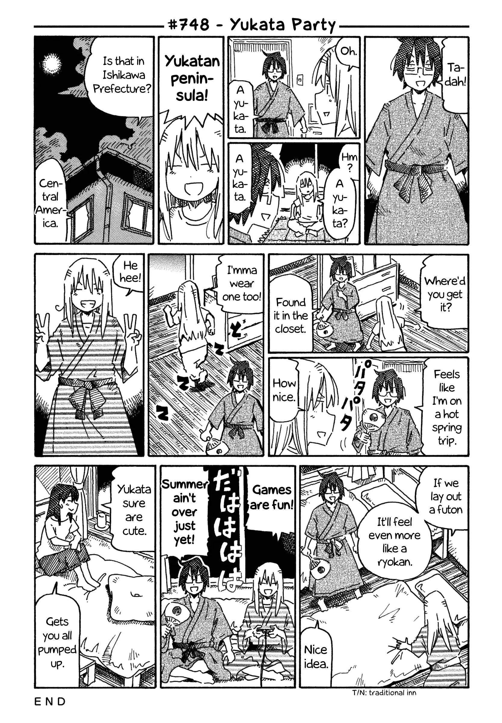 Hatarakanai Futari (The Jobless Siblings) Vol.12 Chapter 748: Yukata Party