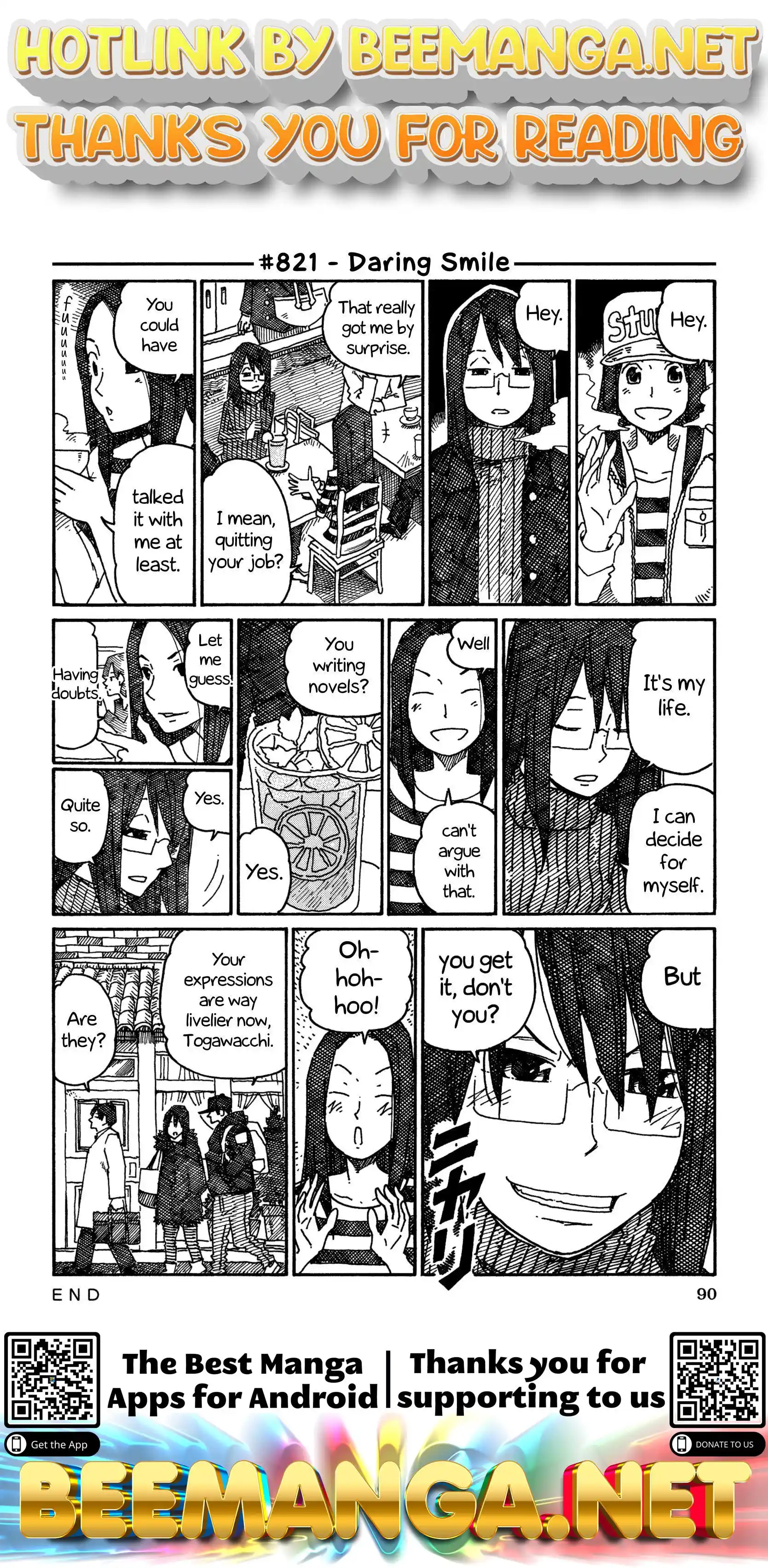 Hatarakanai Futari (The Jobless Siblings) Vol.13 Chapter 821: Daring Smile