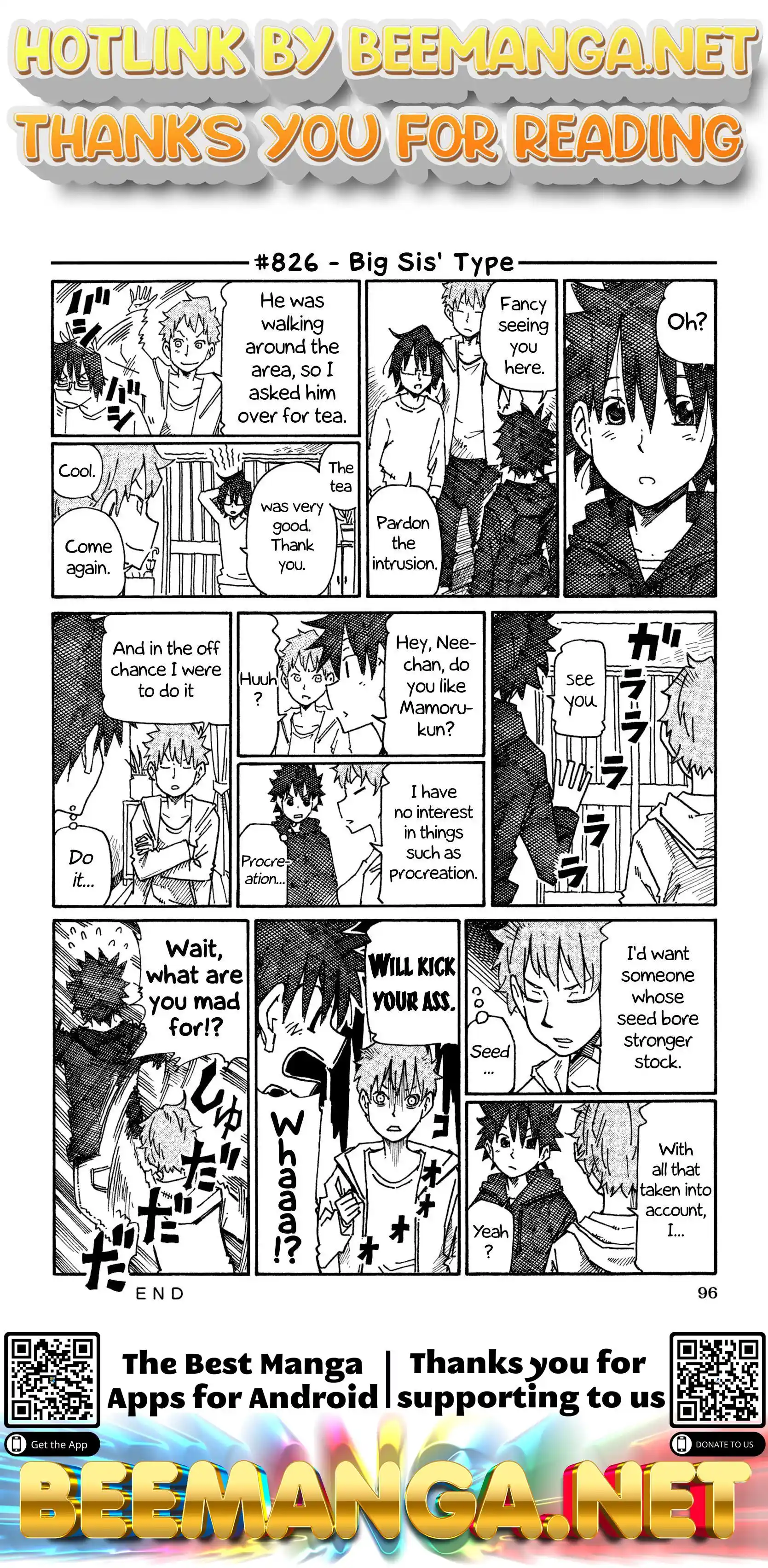 Hatarakanai Futari (The Jobless Siblings) Vol.13 Chapter 826: Big Sis' Type