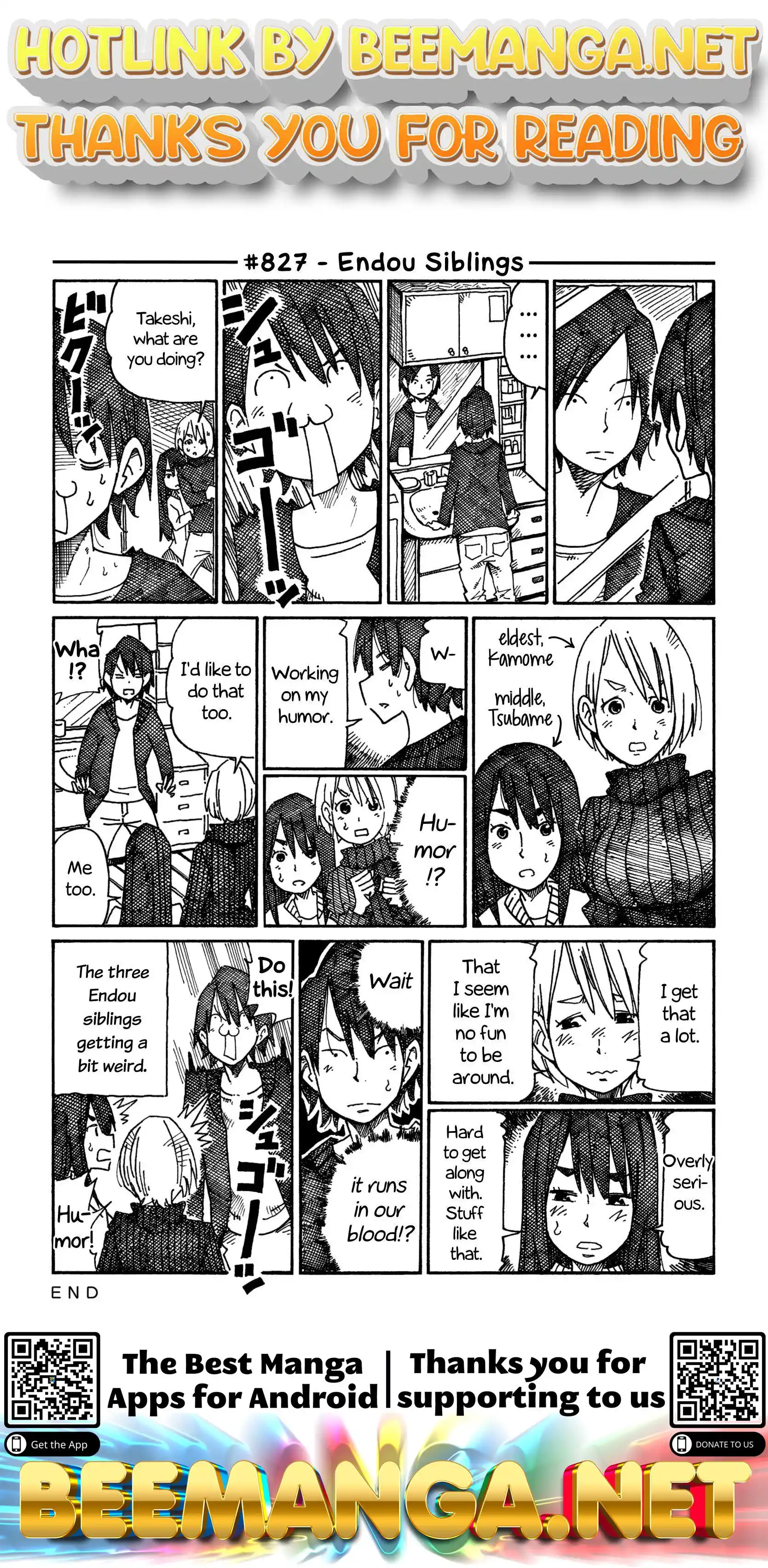 Hatarakanai Futari (The Jobless Siblings) Vol.13 Chapter 827: Endou Siblings