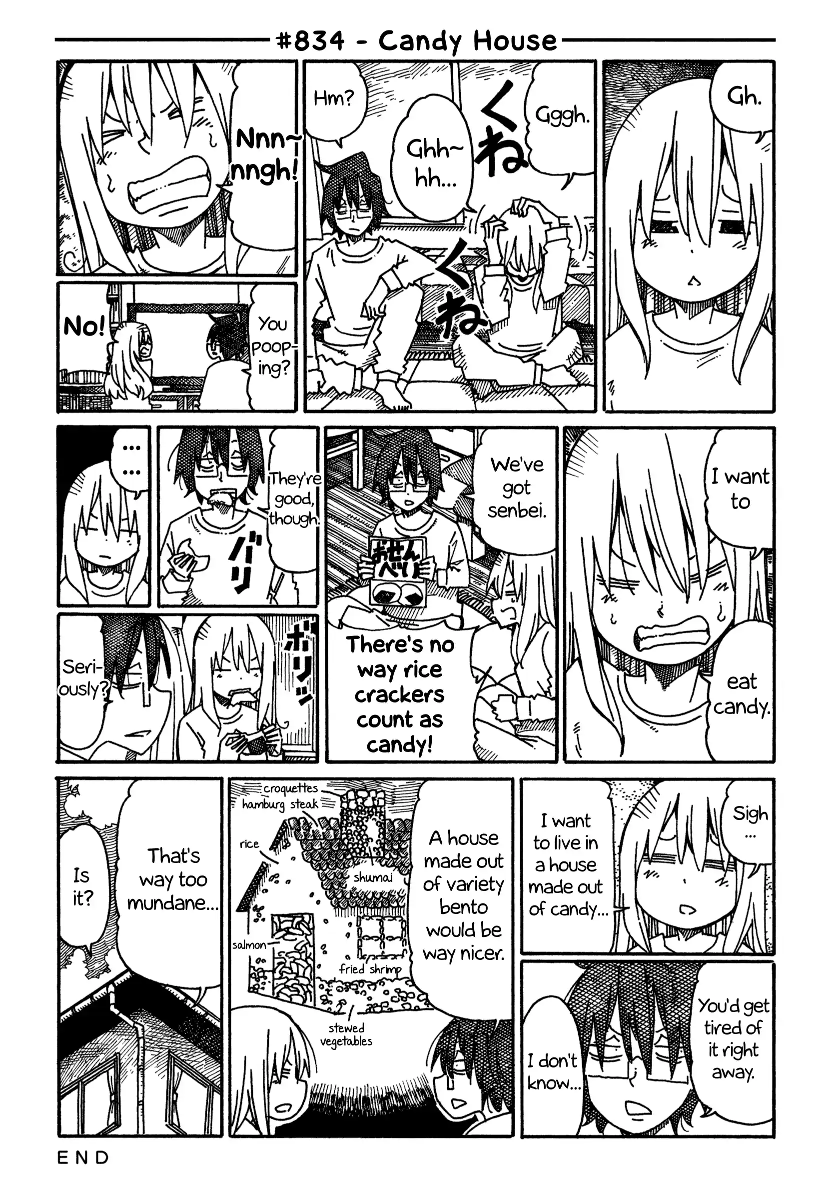 Hatarakanai Futari (The Jobless Siblings) Vol.14 Chapter 834: Candy House