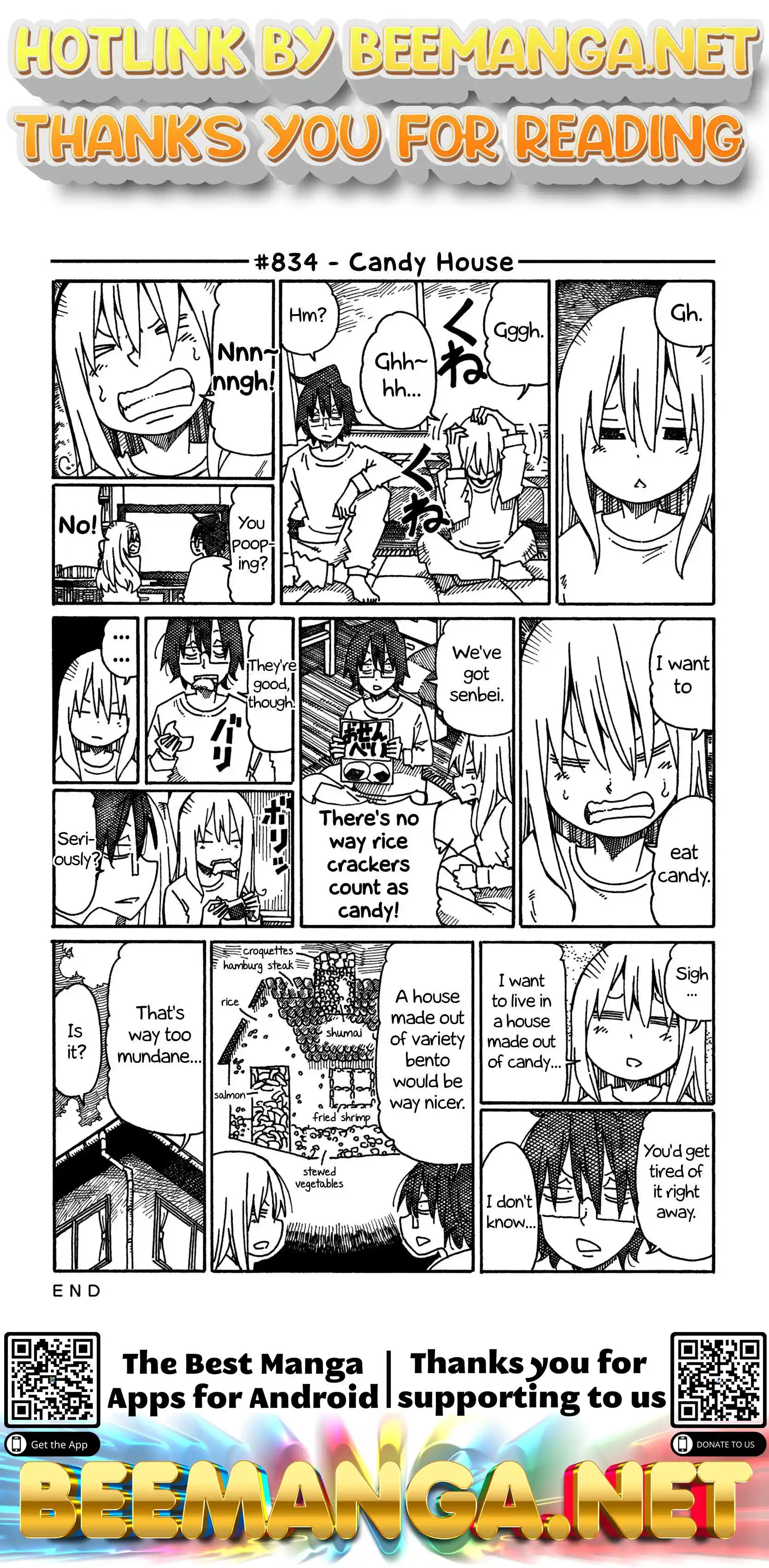 Hatarakanai Futari (The Jobless Siblings) Vol.14 Chapter 834: Candy House
