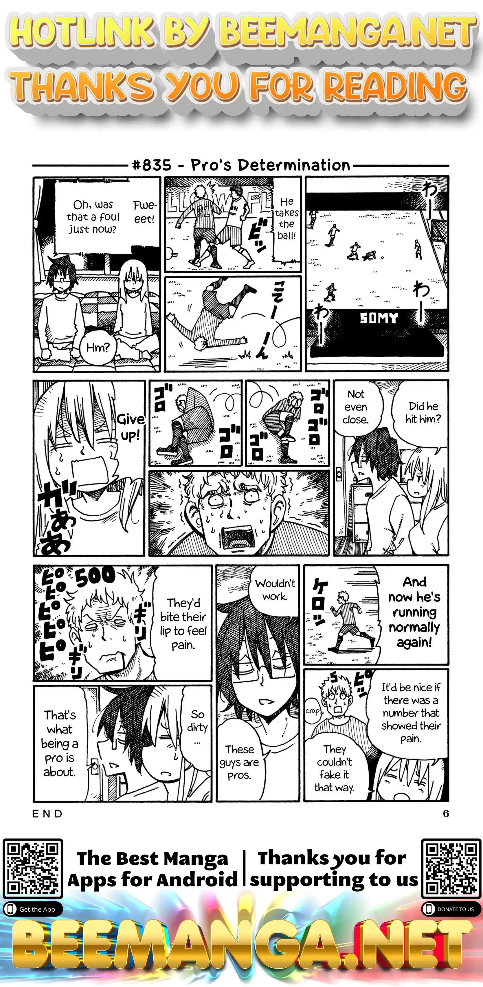 Hatarakanai Futari (The Jobless Siblings) Vol.14 Chapter 835: Pro's Determination
