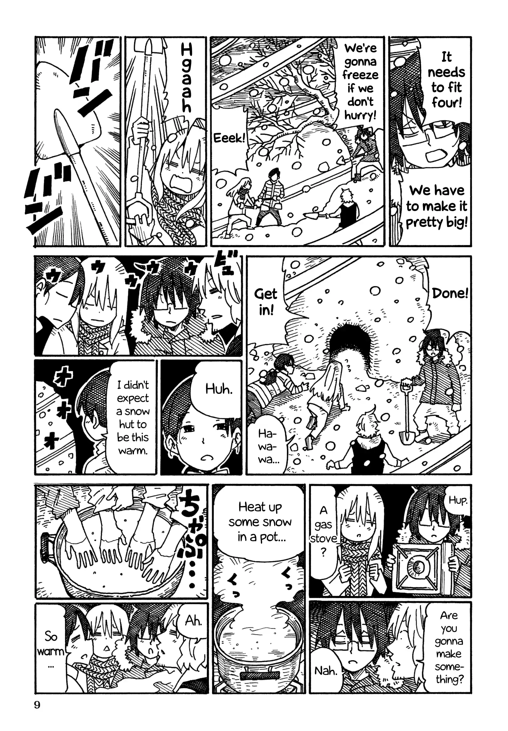 Hatarakanai Futari (The Jobless Siblings) Vol.14 Chapter 837: Snow Hut