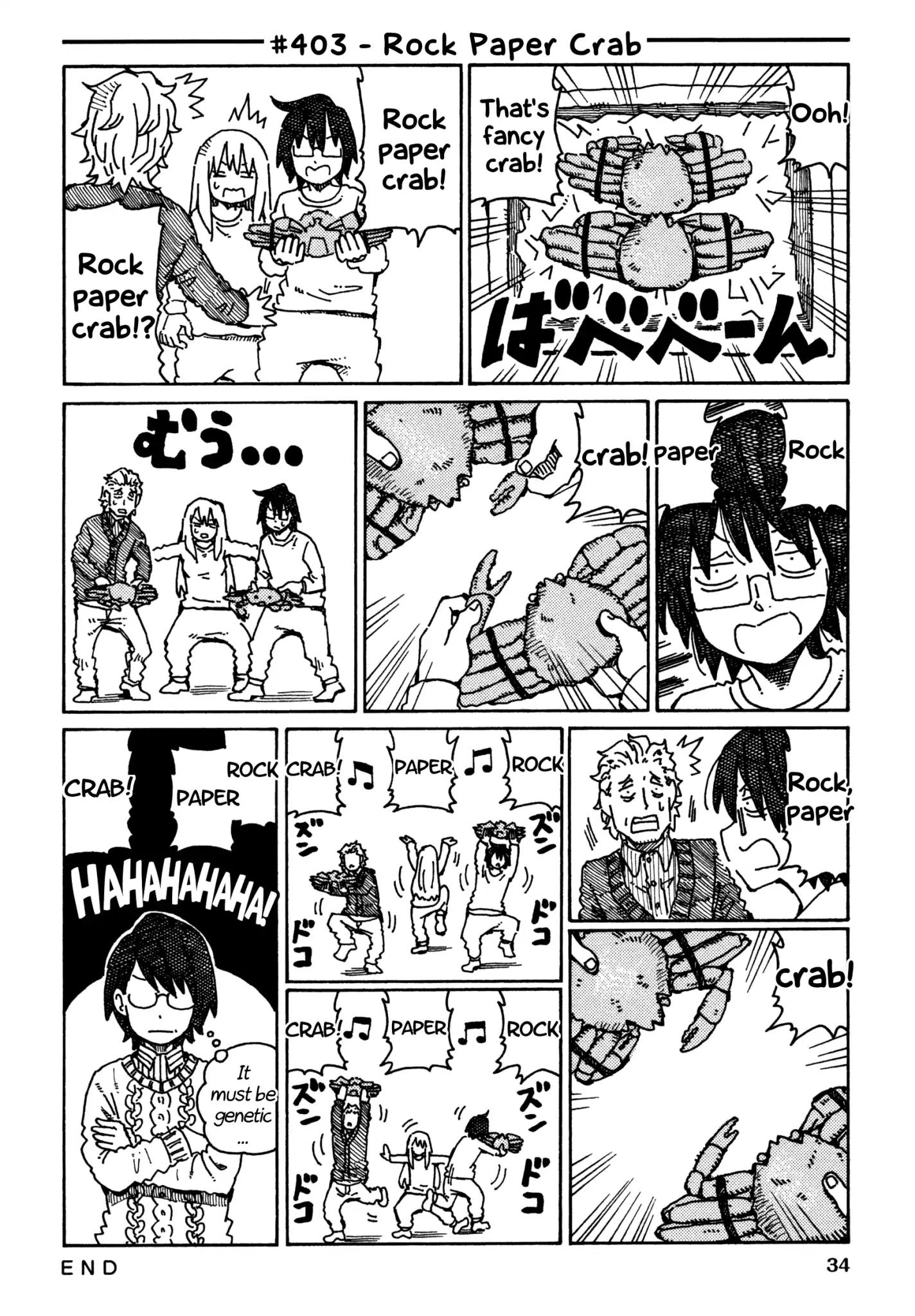 Hatarakanai Futari (The Jobless Siblings) Vol.8 Chapter 403: Rock Paper Crab