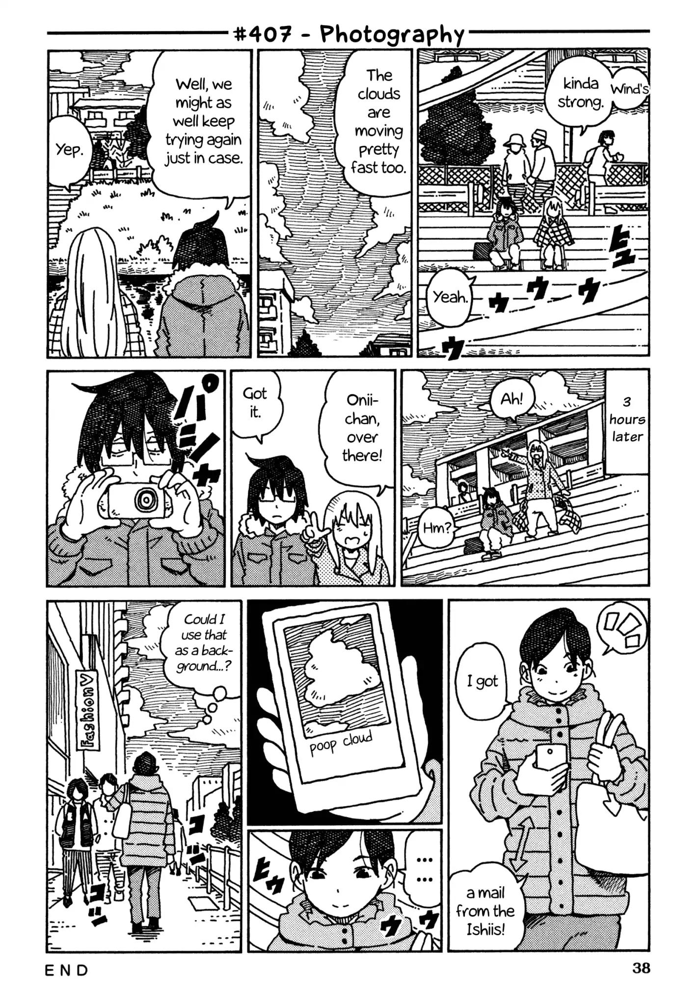 Hatarakanai Futari (The Jobless Siblings) Vol.8 Chapter 407: Photography