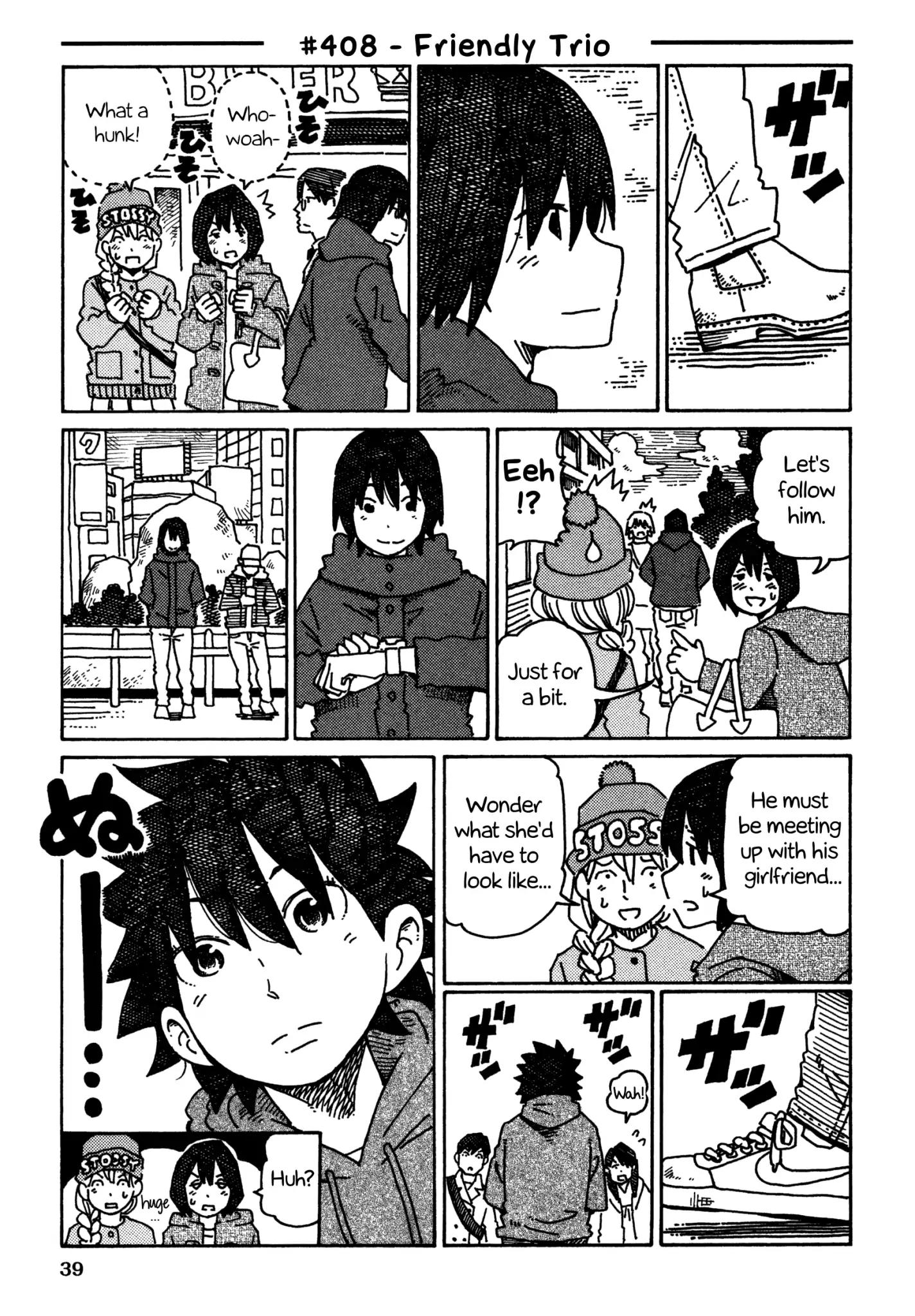 Hatarakanai Futari (The Jobless Siblings) Vol.8 Chapter 408: Friendly Trio