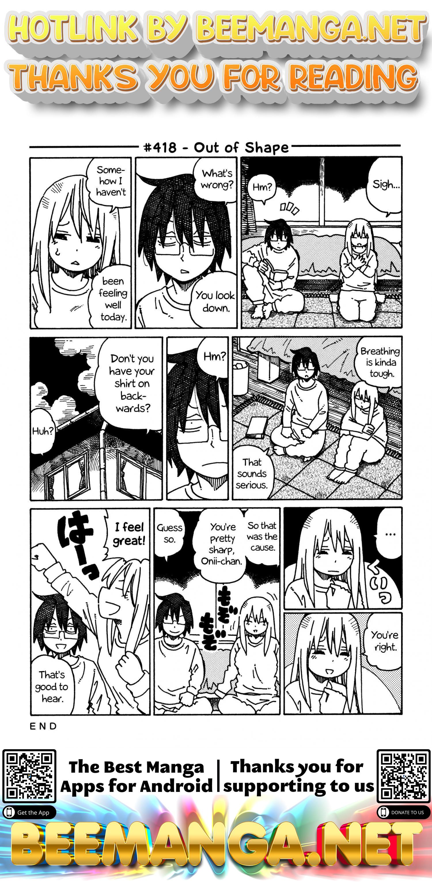 Hatarakanai Futari (The Jobless Siblings) Vol.8 Chapter 418: Out Of Shape
