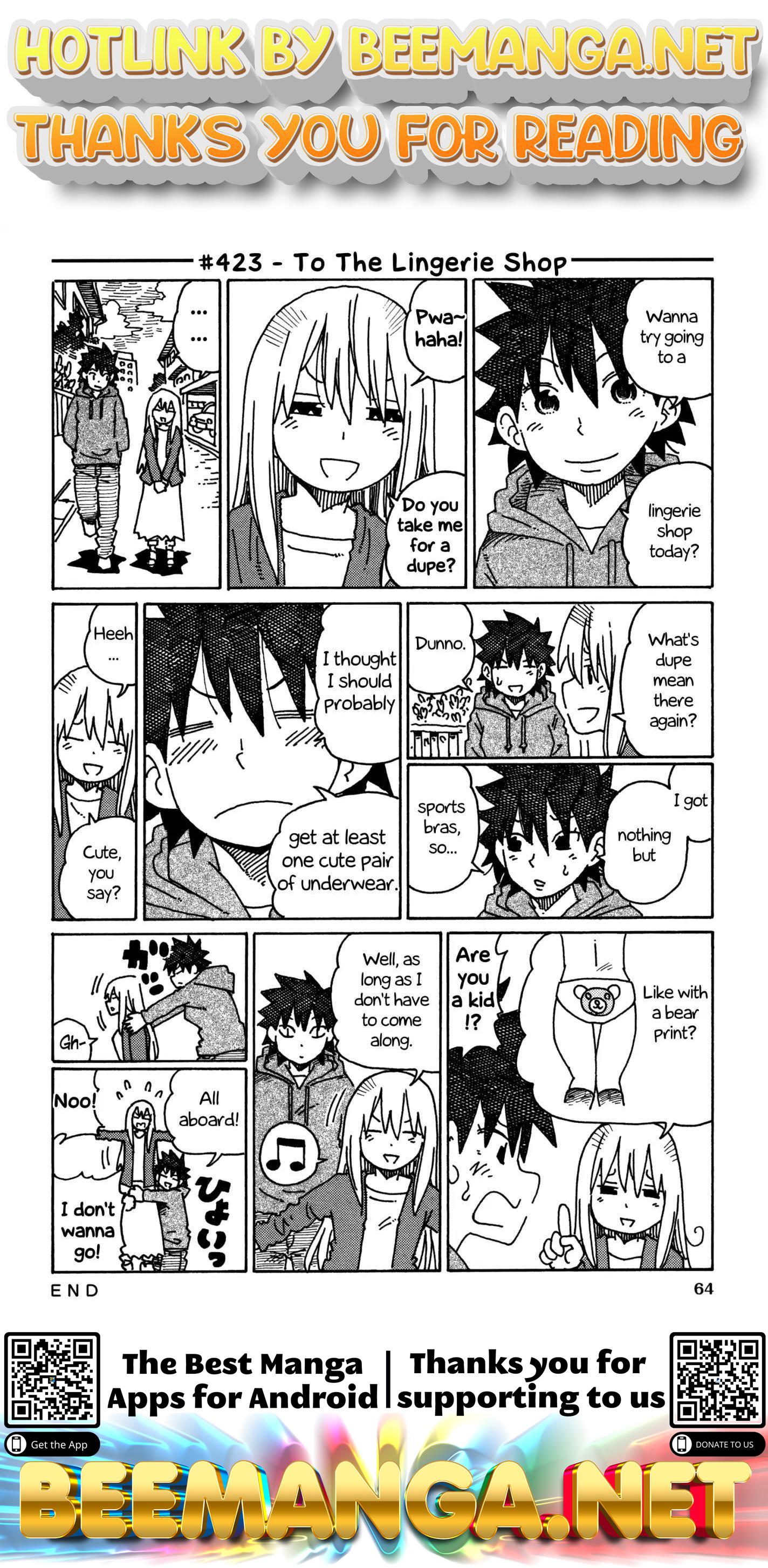 Hatarakanai Futari (The Jobless Siblings) Vol.8 Chapter 423: To The Lingerie Shop