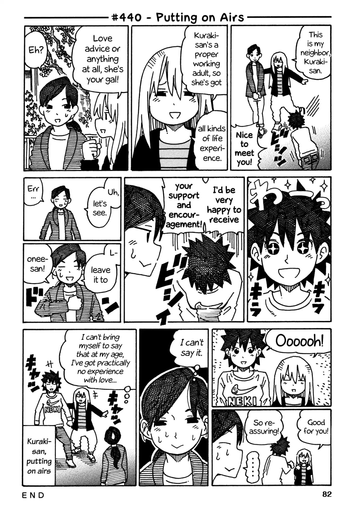 Hatarakanai Futari (The Jobless Siblings) Vol.8 Chapter 440: Putting On Airs