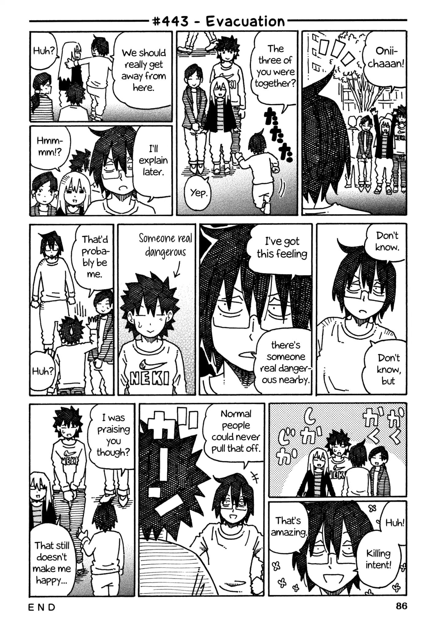 Hatarakanai Futari (The Jobless Siblings) Vol.8 Chapter 443: Evacuation