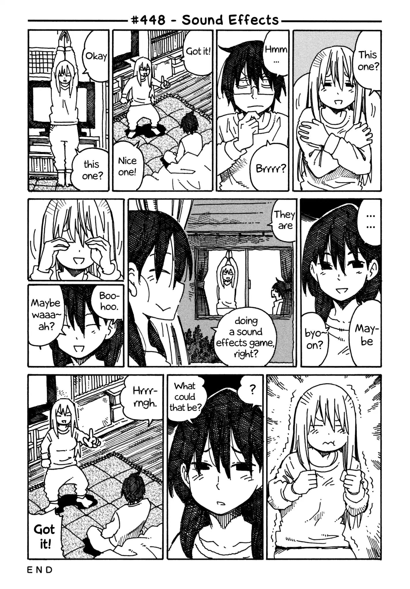 Hatarakanai Futari (The Jobless Siblings) Vol.8 Chapter 448: Sound Effects