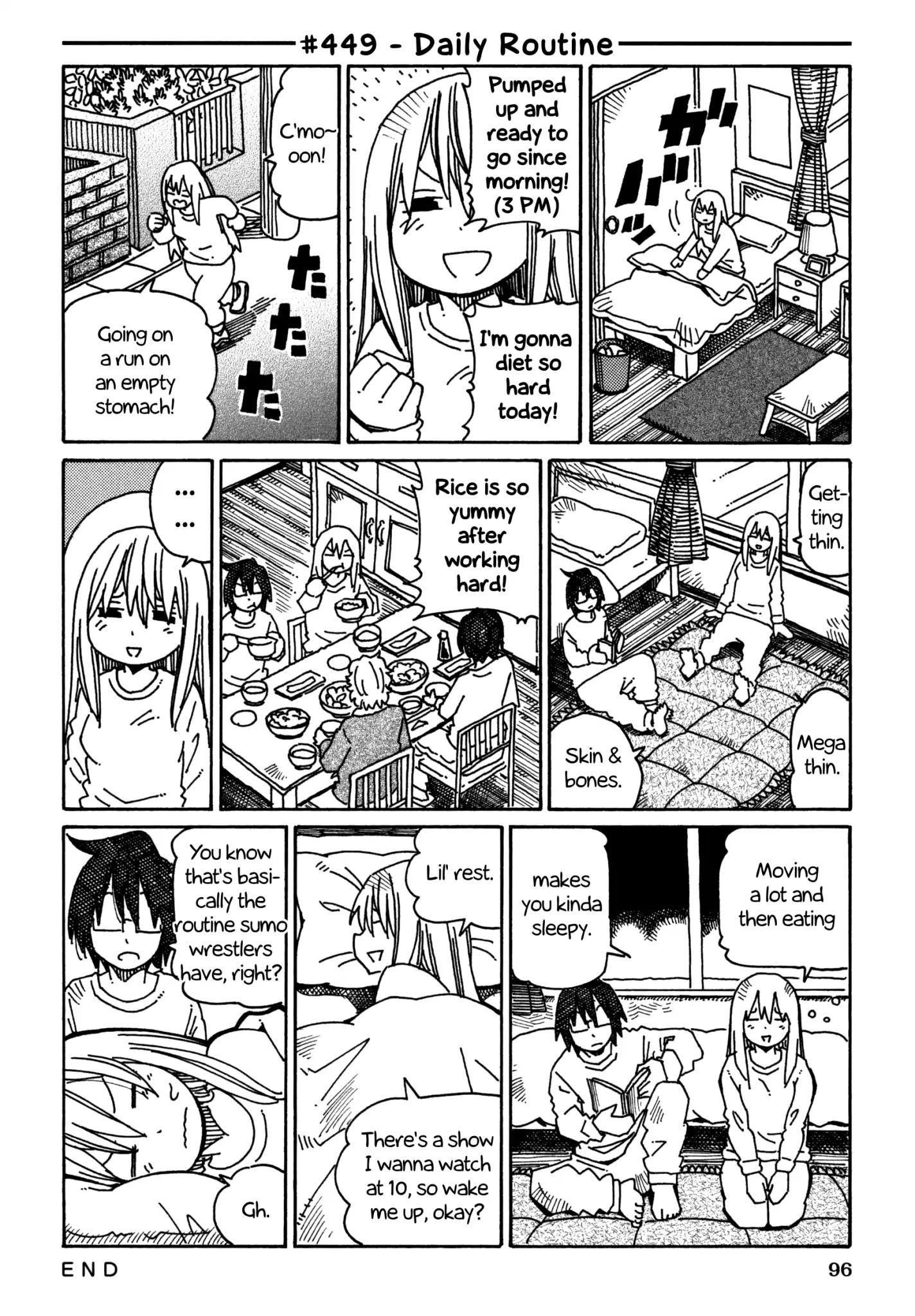 Hatarakanai Futari (The Jobless Siblings) Vol.8 Chapter 449: Daily Routine