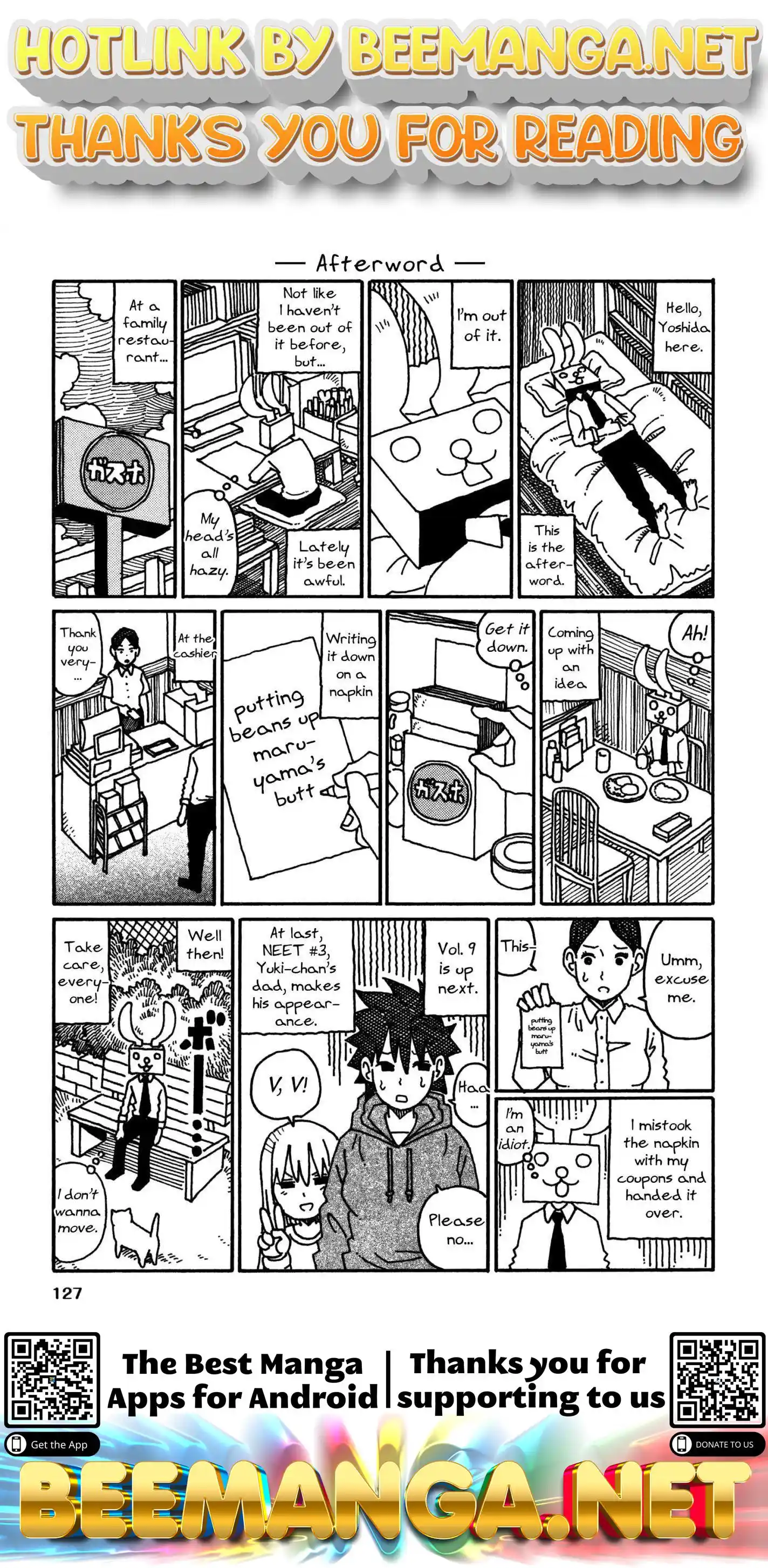 Hatarakanai Futari (The Jobless Siblings) Vol.8 Chapter 462.3: Afterword