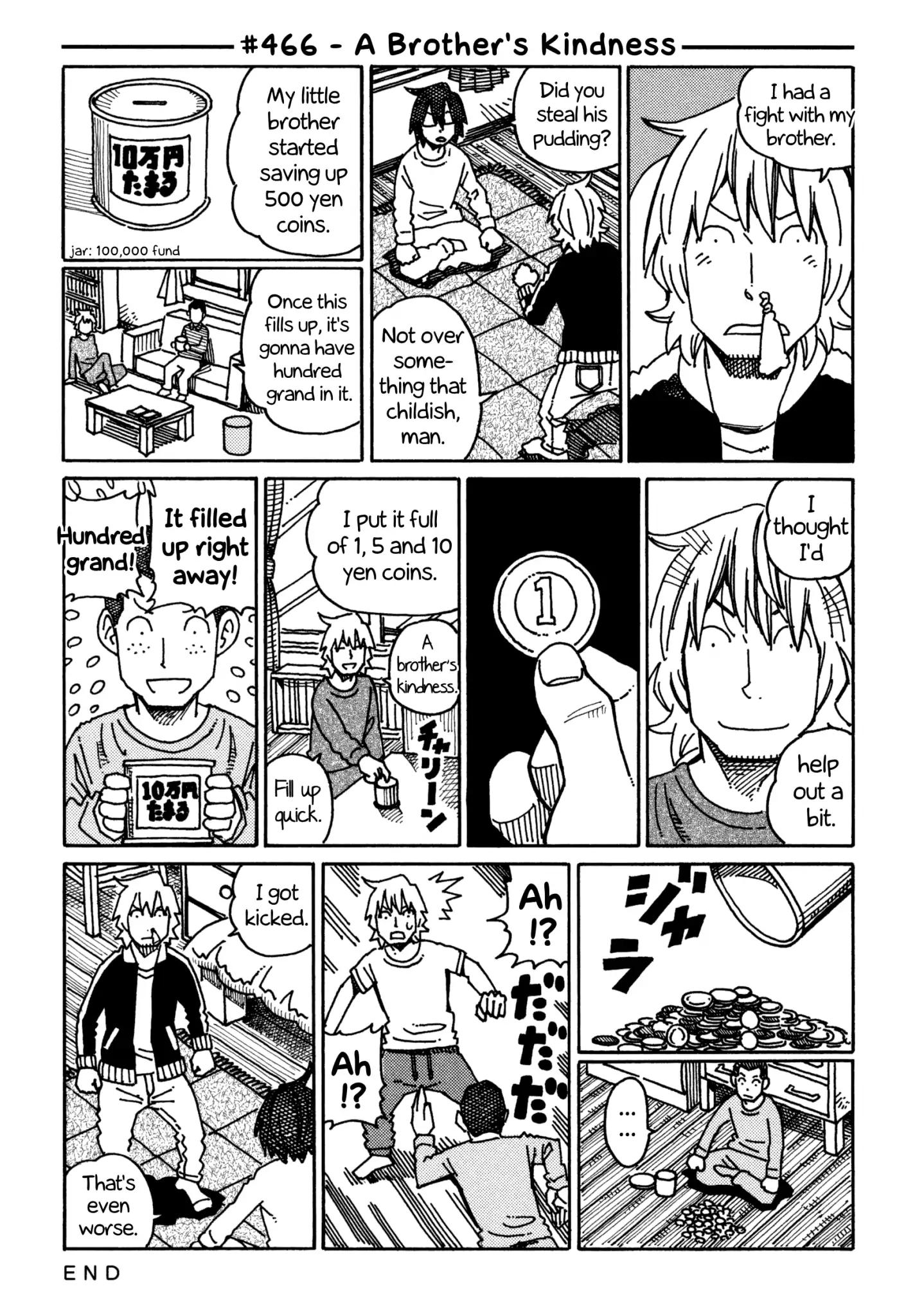 Hatarakanai Futari (The Jobless Siblings) Vol.9 Chapter 466: A Brother's Kindness