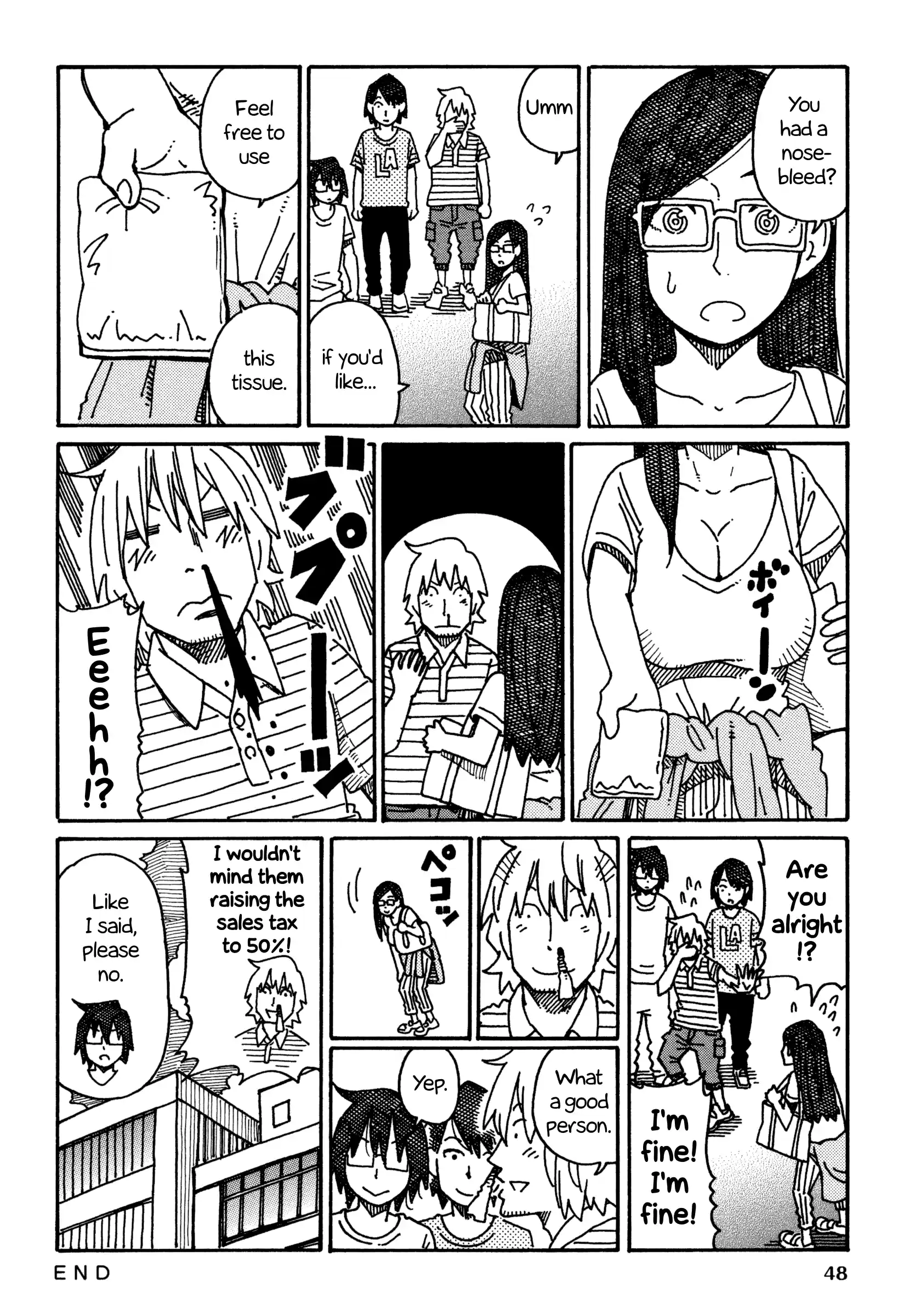Hatarakanai Futari (The Jobless Siblings) Vol.9 Chapter 494: Nosebleed
