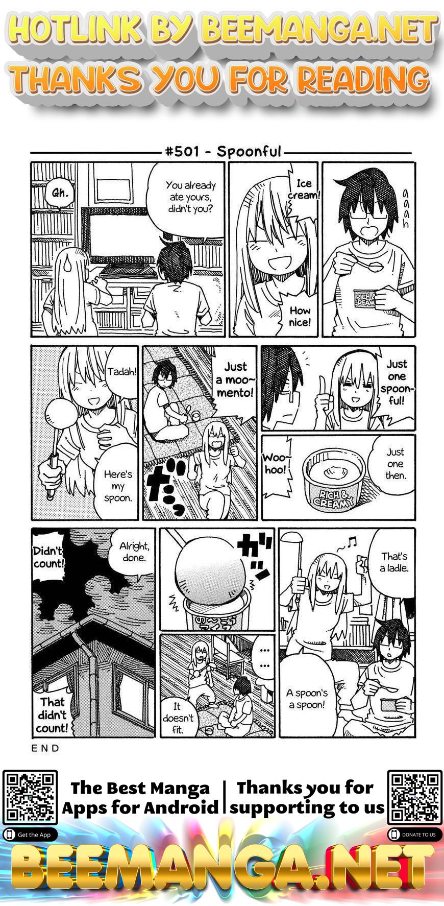 Hatarakanai Futari (The Jobless Siblings) Vol.9 Chapter 501: Spoonful
