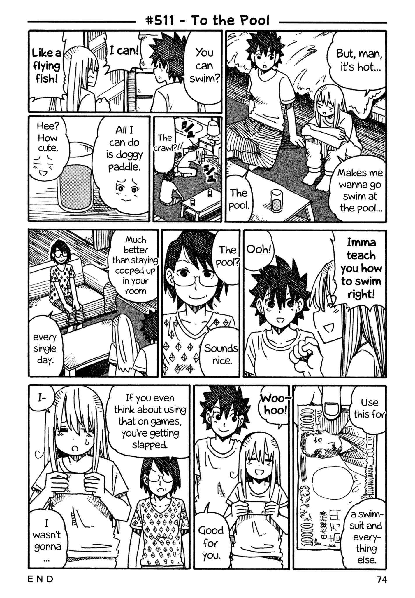 Hatarakanai Futari (The Jobless Siblings) Vol.9 Chapter 511: To the Pool