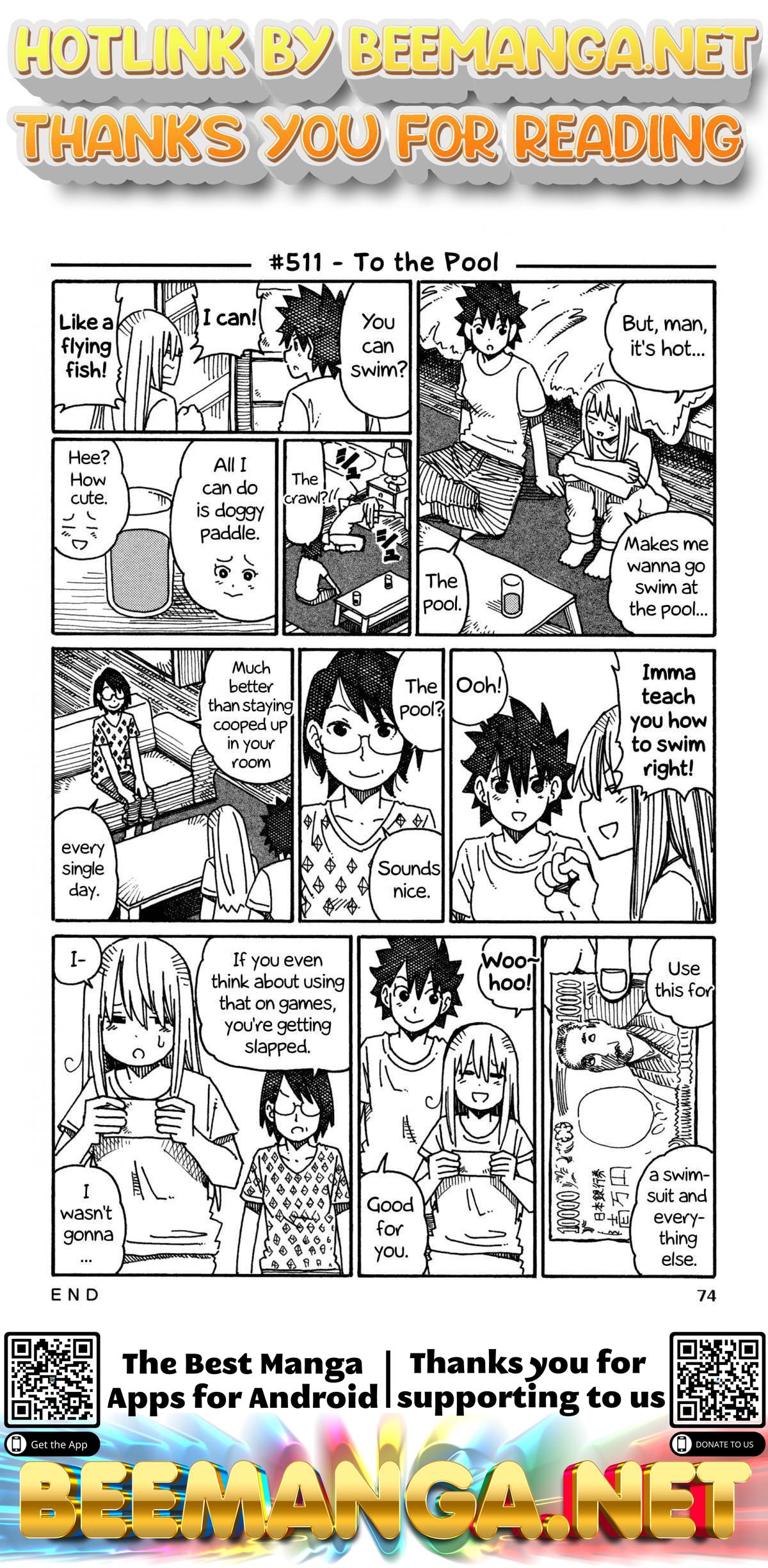Hatarakanai Futari (The Jobless Siblings) Vol.9 Chapter 511: To the Pool