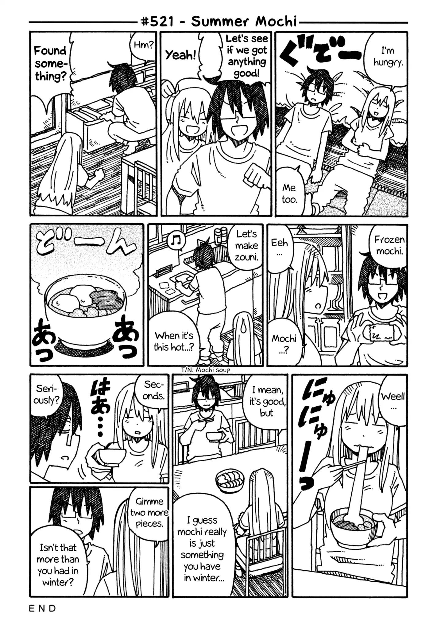 Hatarakanai Futari (The Jobless Siblings) Vol.9 Chapter 521: Summer Mochi